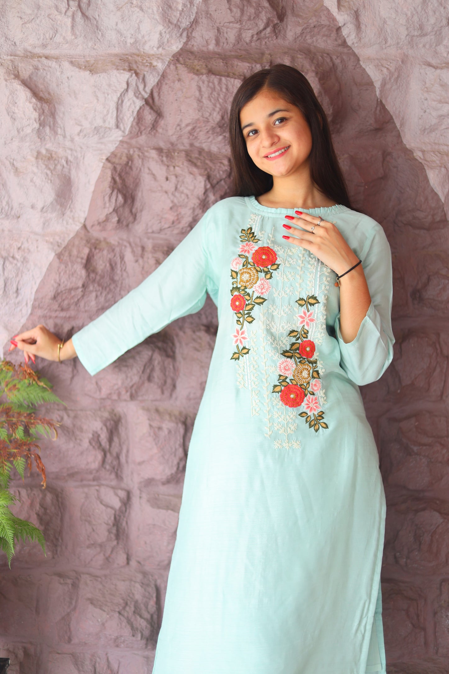 JEENAS Chanderi Kurti