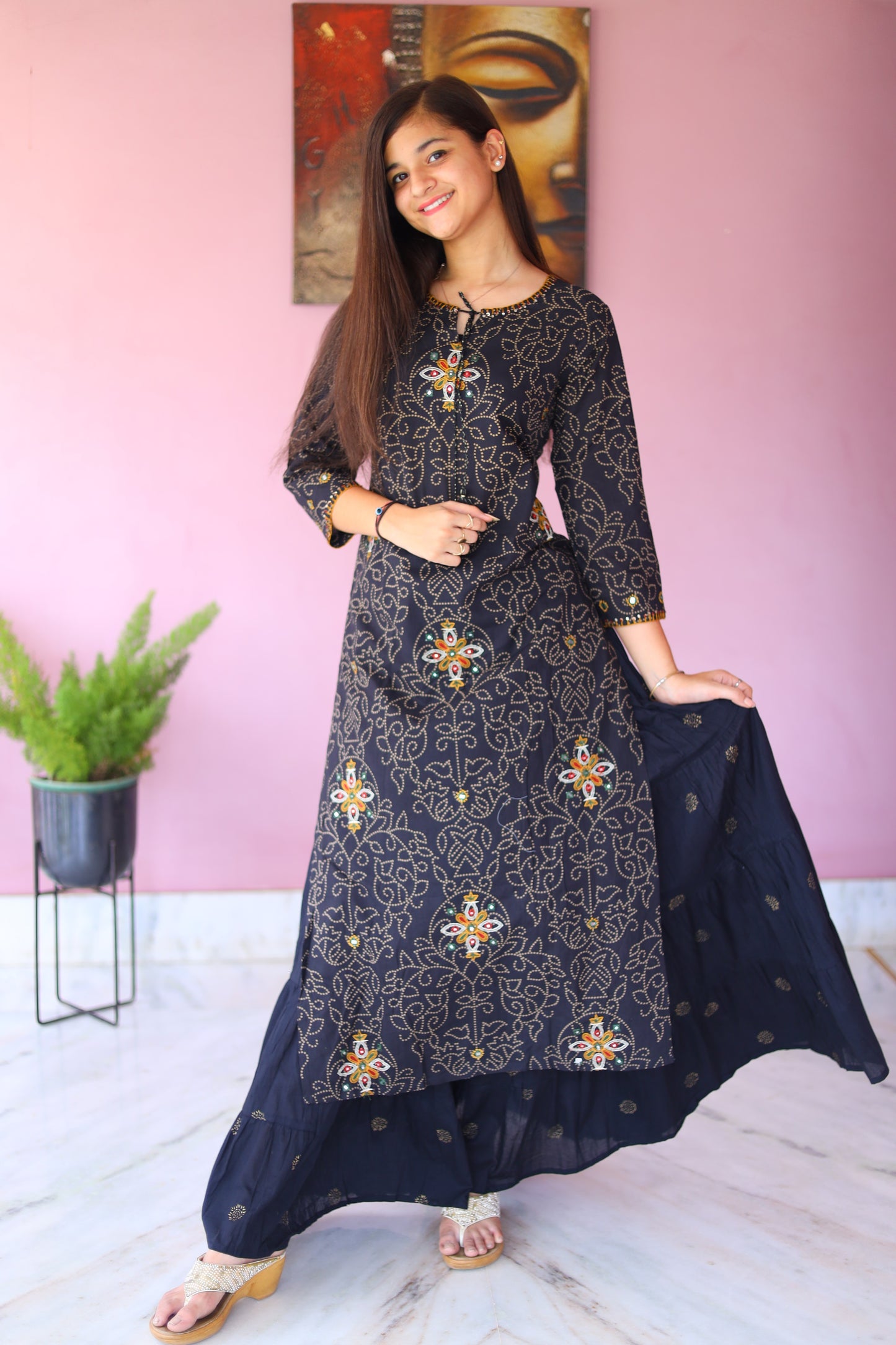 JEENAS Cotton Skirt Set