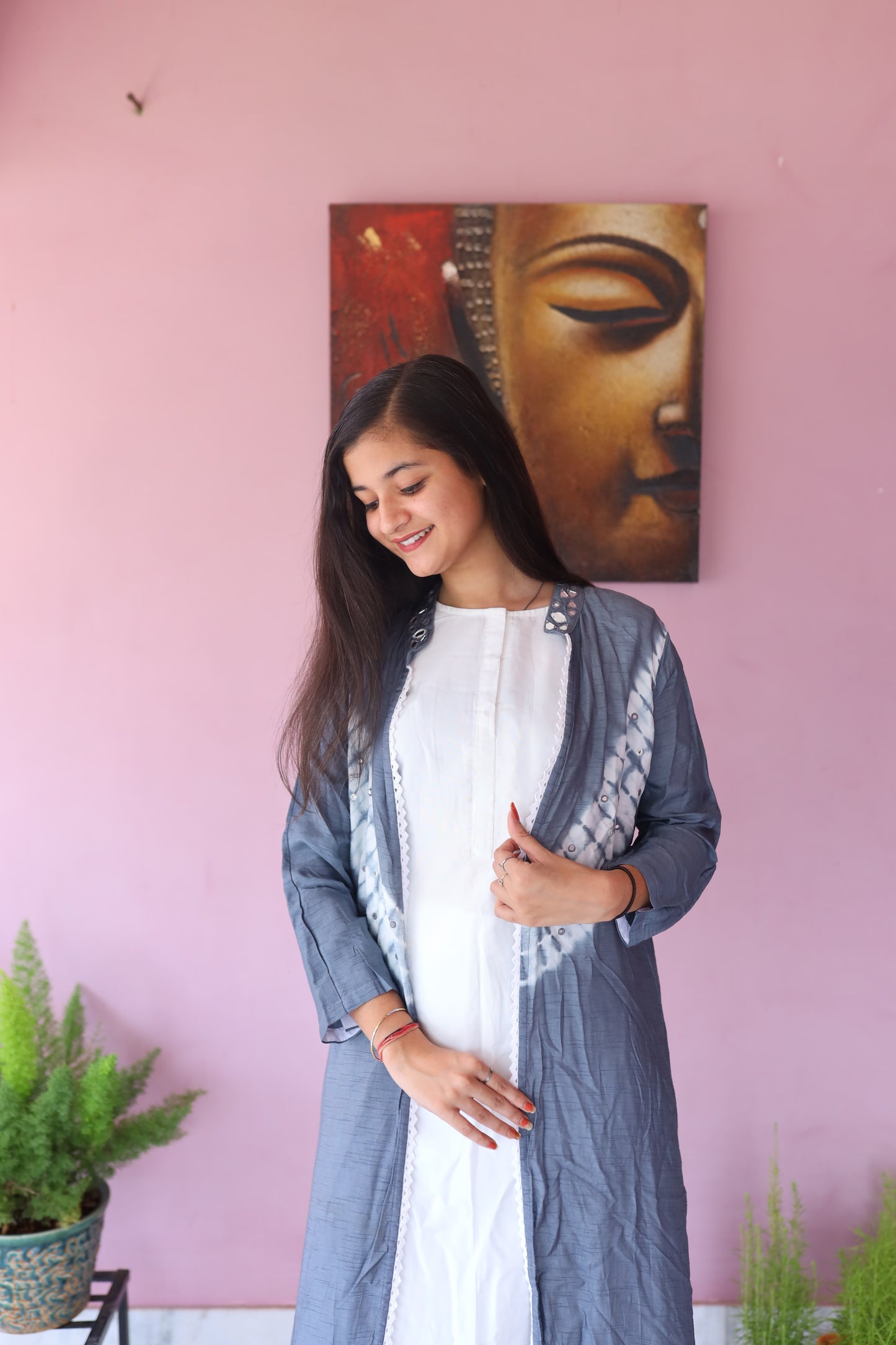 JEENAS Women Three Piece Masleen Cotton Set