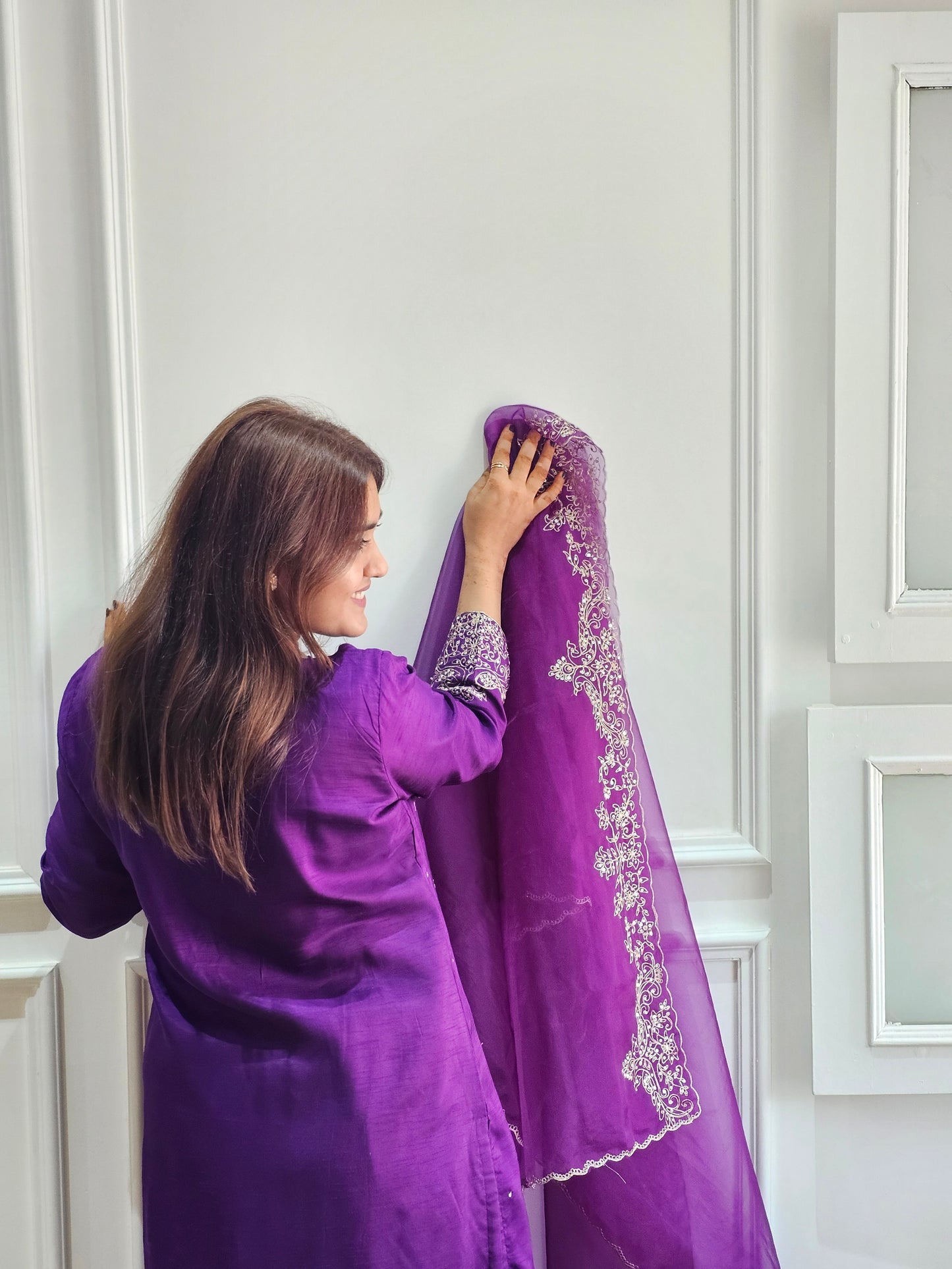 JEENAS pure silk kurta, dupatta and pant