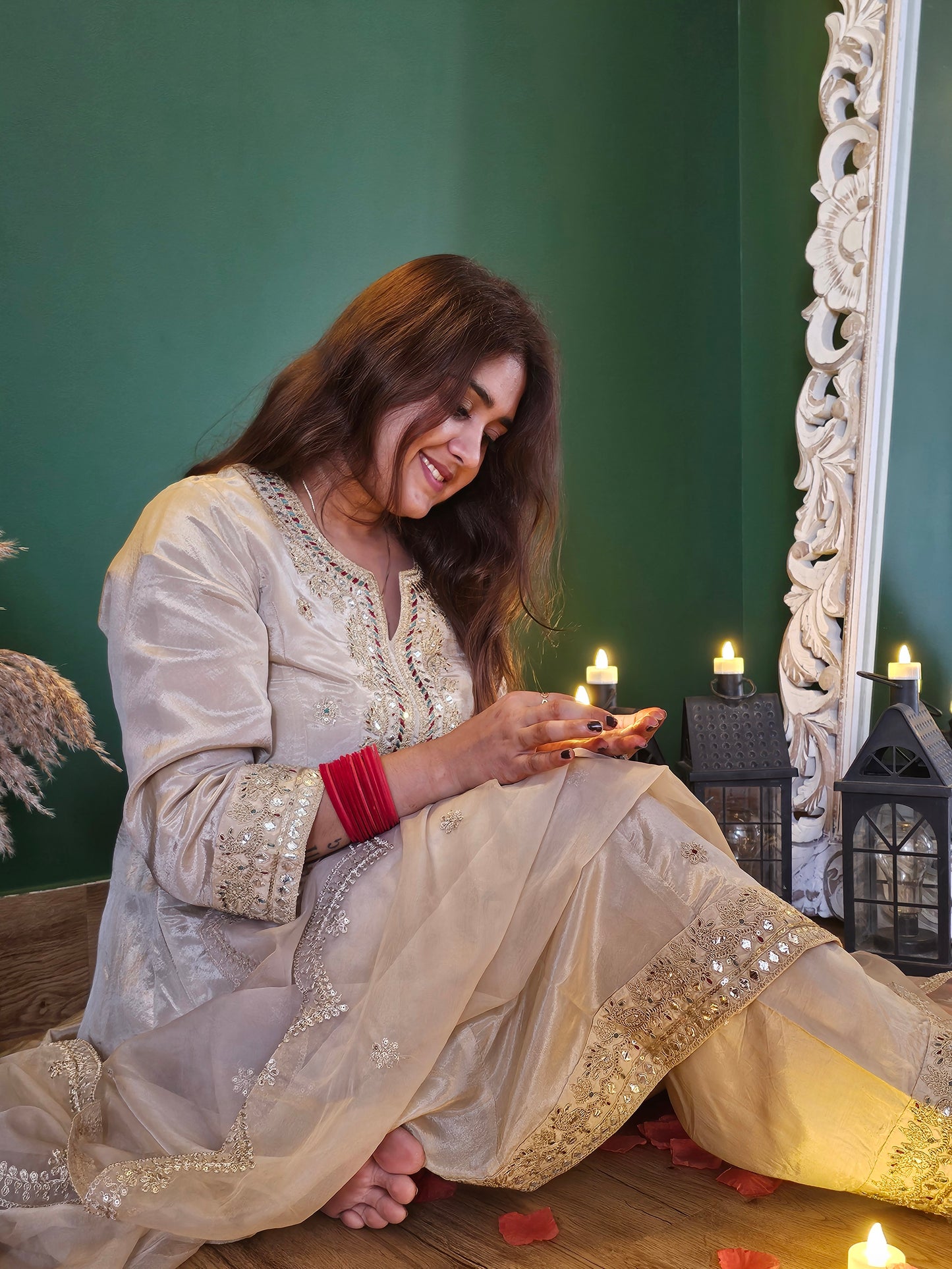 JEENAS kurta, salvar and dupatta