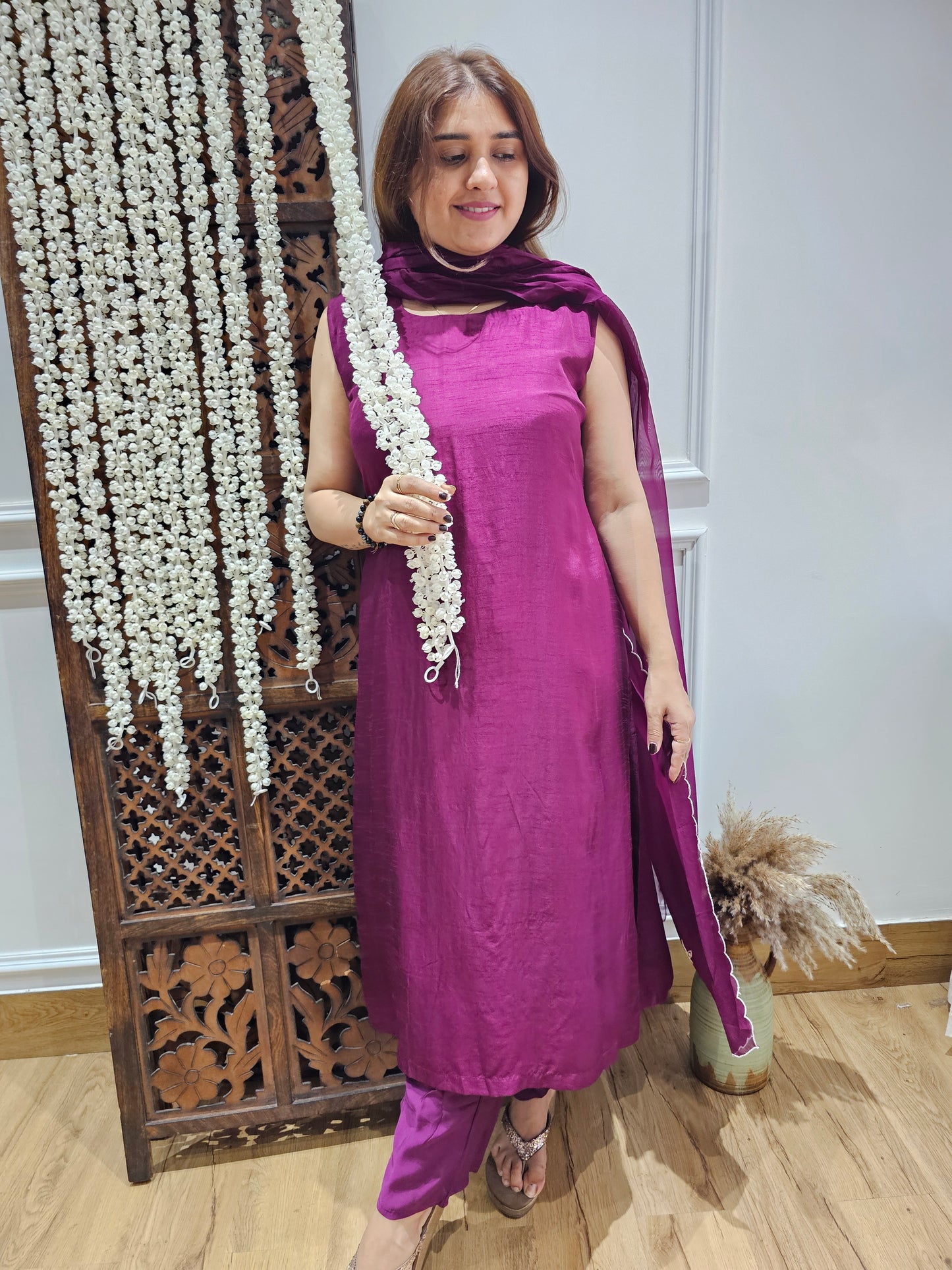 JEENAS pure silk 4 piece set