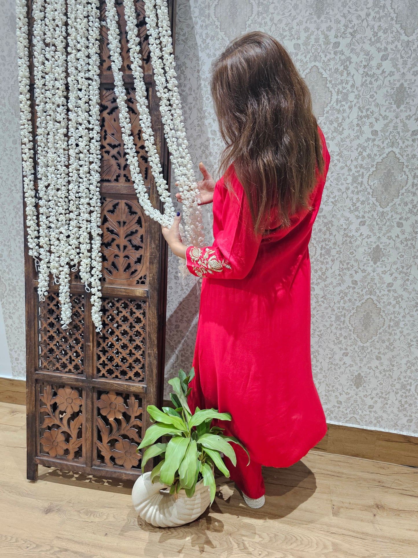 JEENAS pure textured Mul fabric kurta