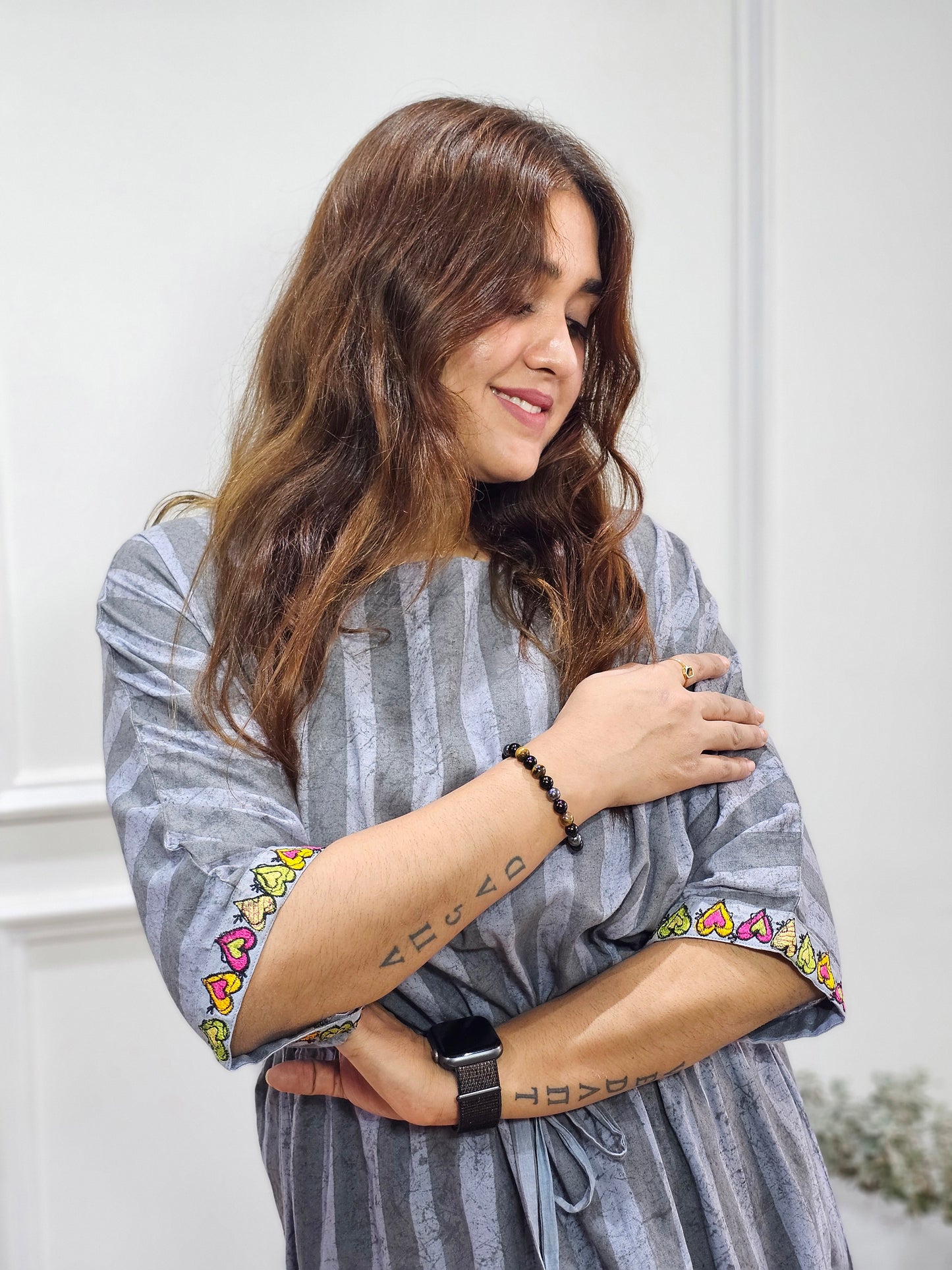 JEENAS Kaftan cotton dress
