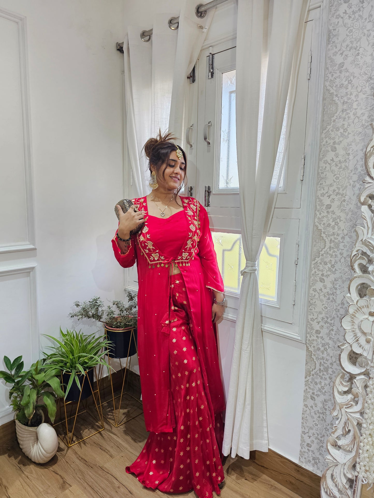 Jeenas organza 3 piece set