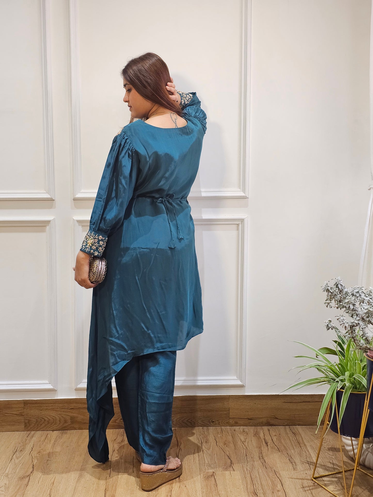 Jeenas A line pant kurta set