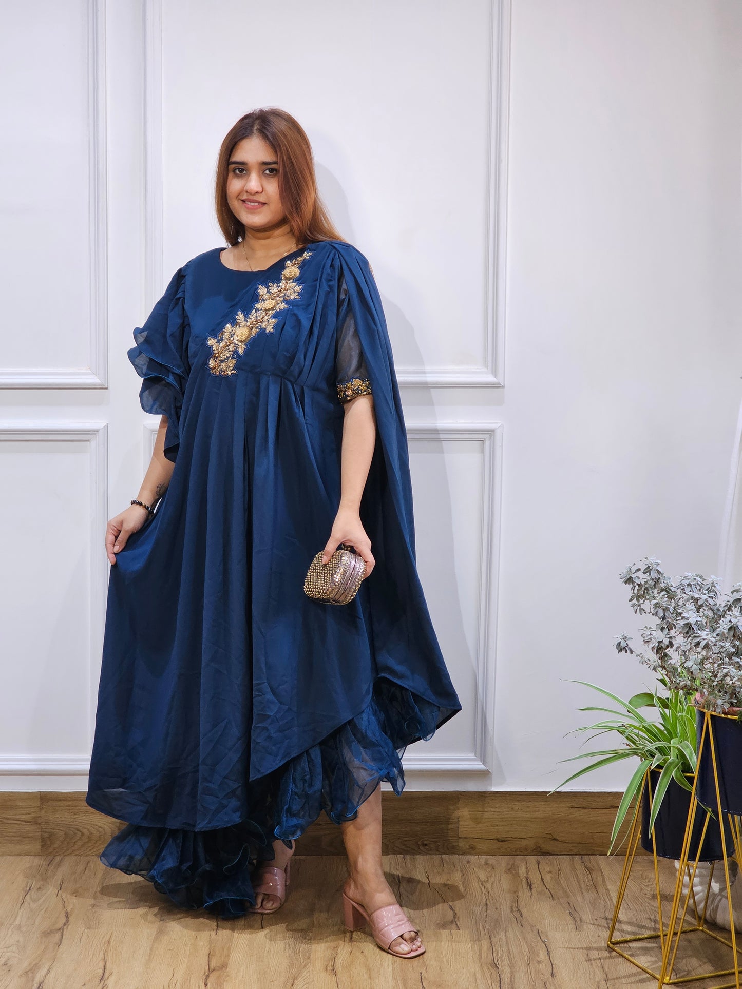 Jenas drape style tunic dress