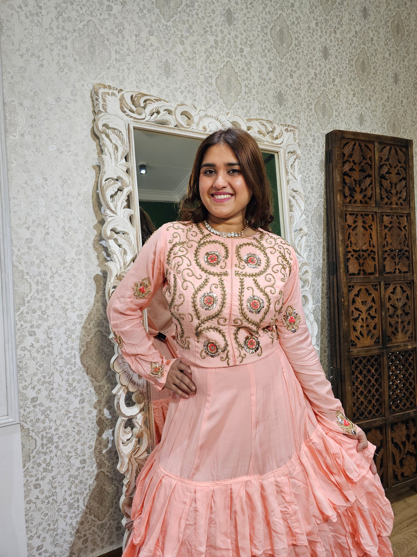 Jeenas pure muslin gown