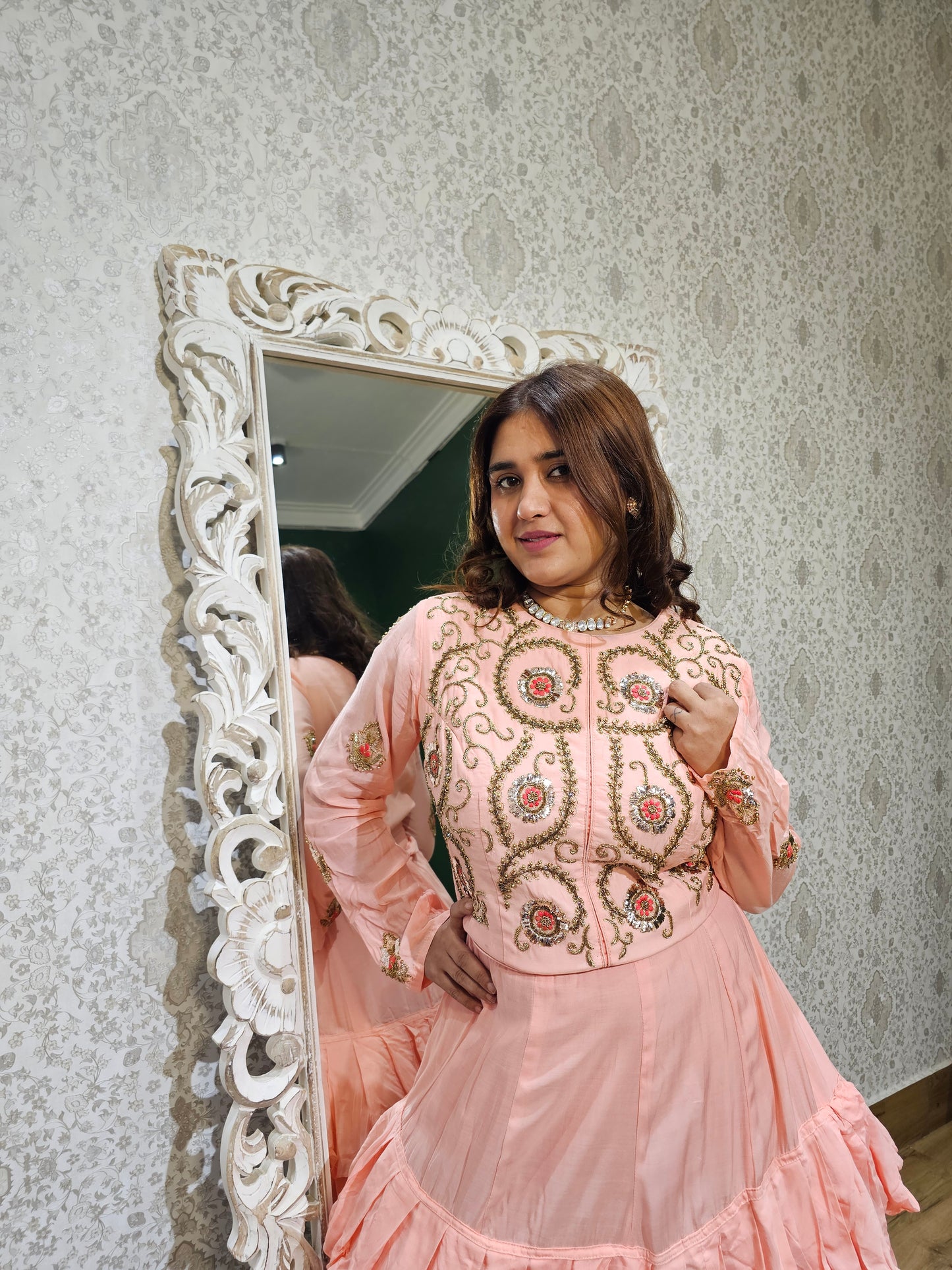 Jeenas pure muslin gown