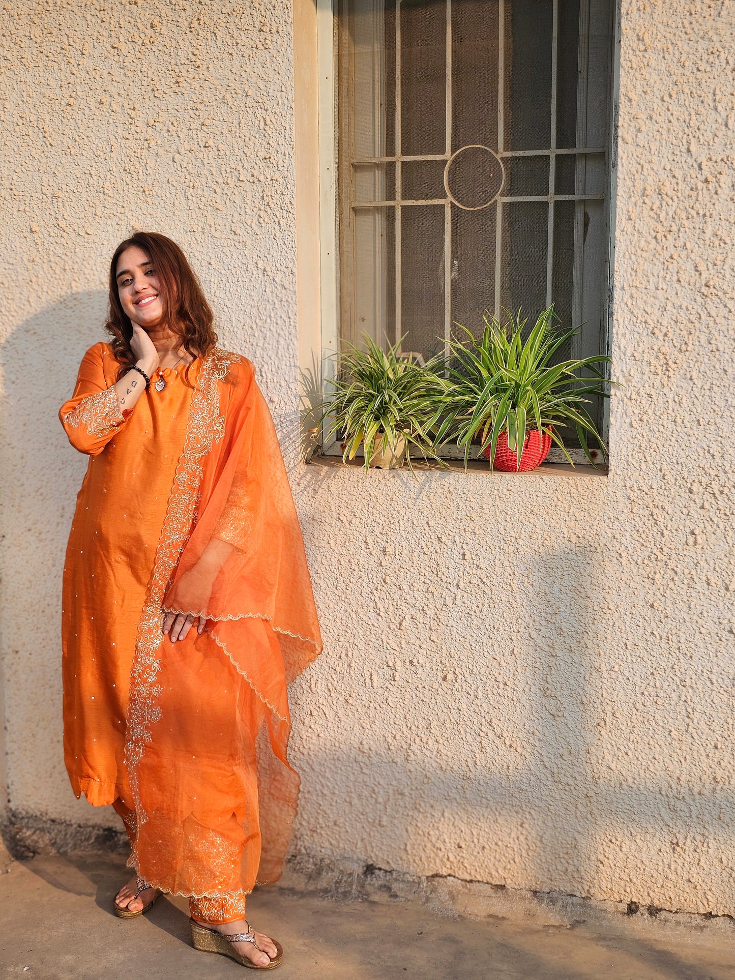 Jeenas zari suit set