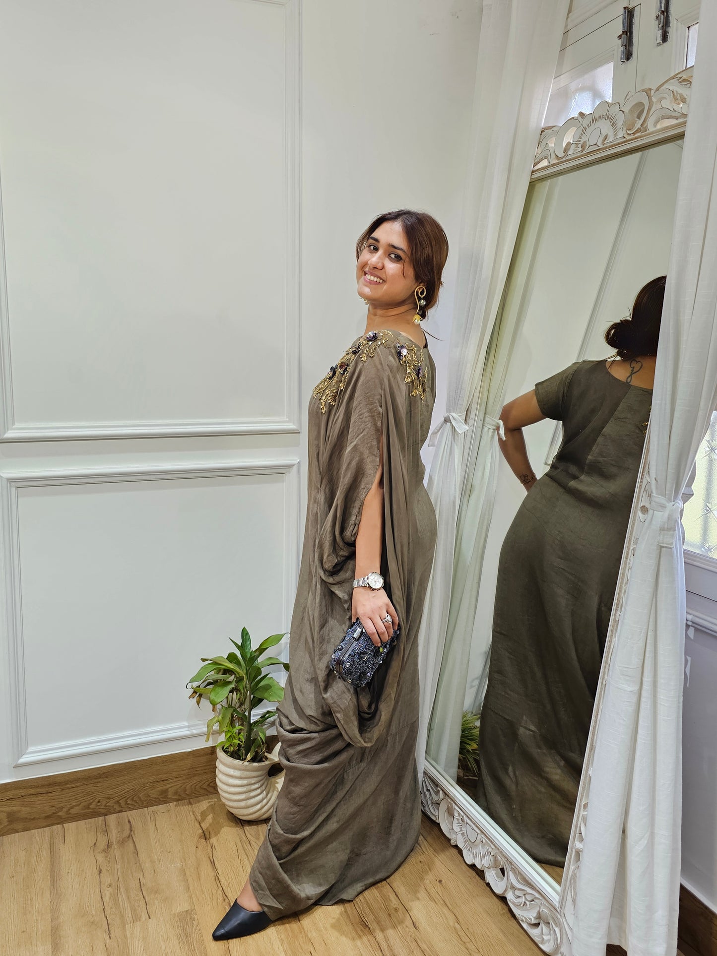 Jeenas drap dress