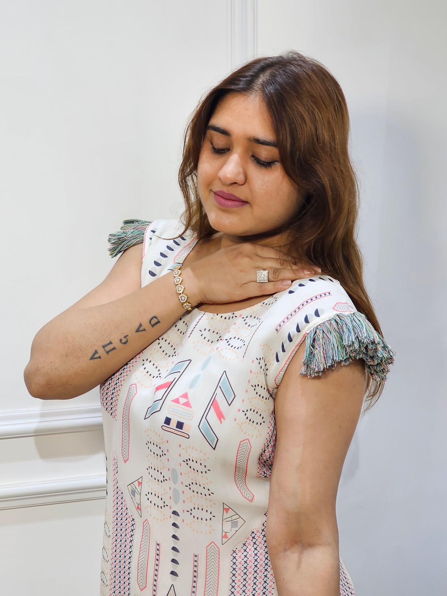 Jeenas Printed sharara set