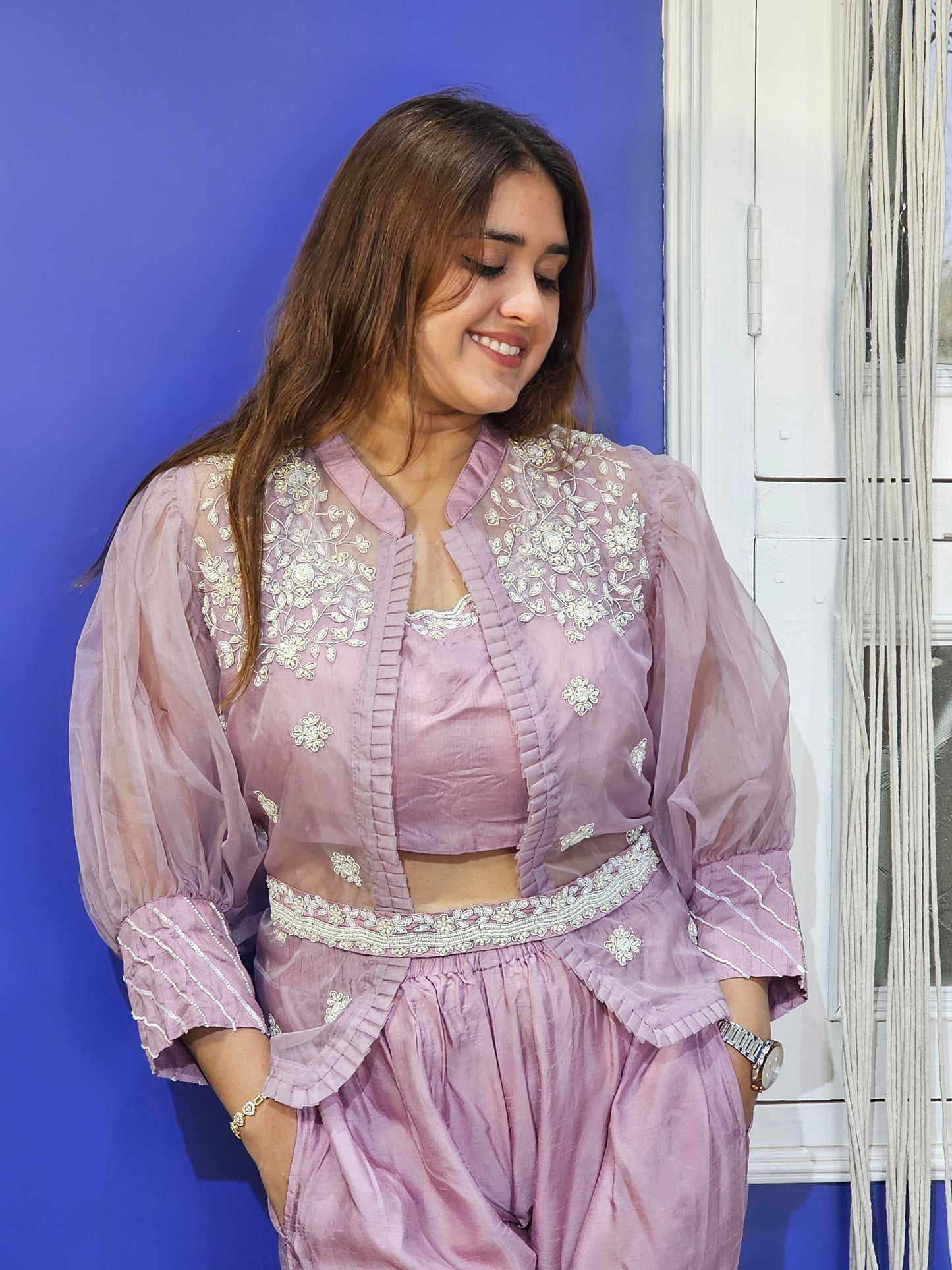Jeenas mauve indowestern