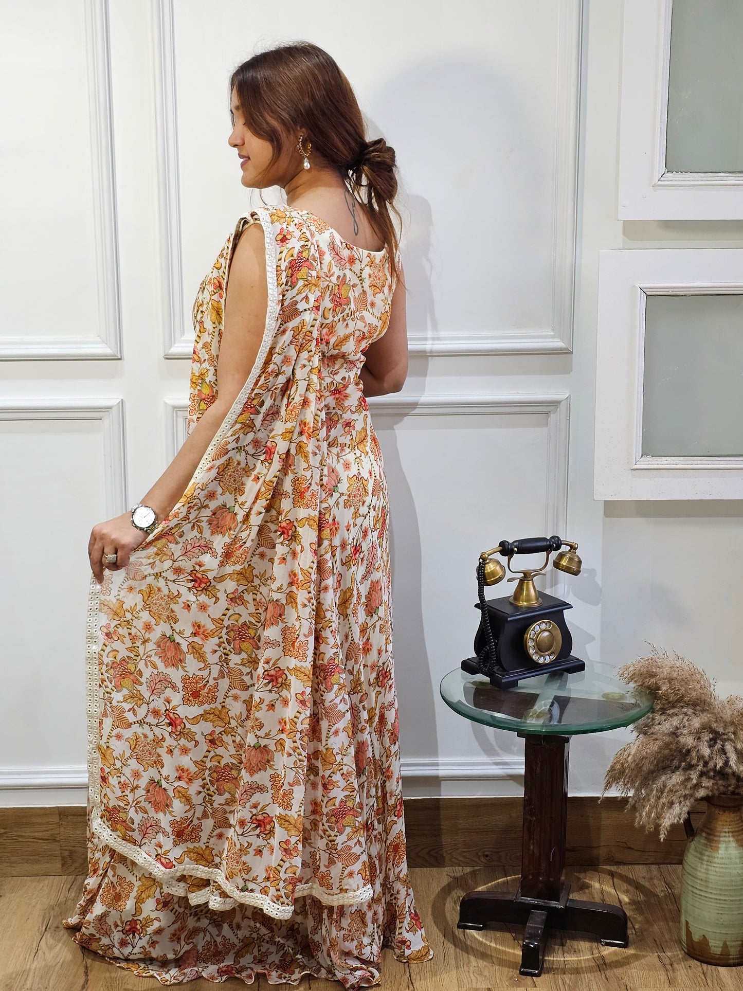 Jeenas printed one piece