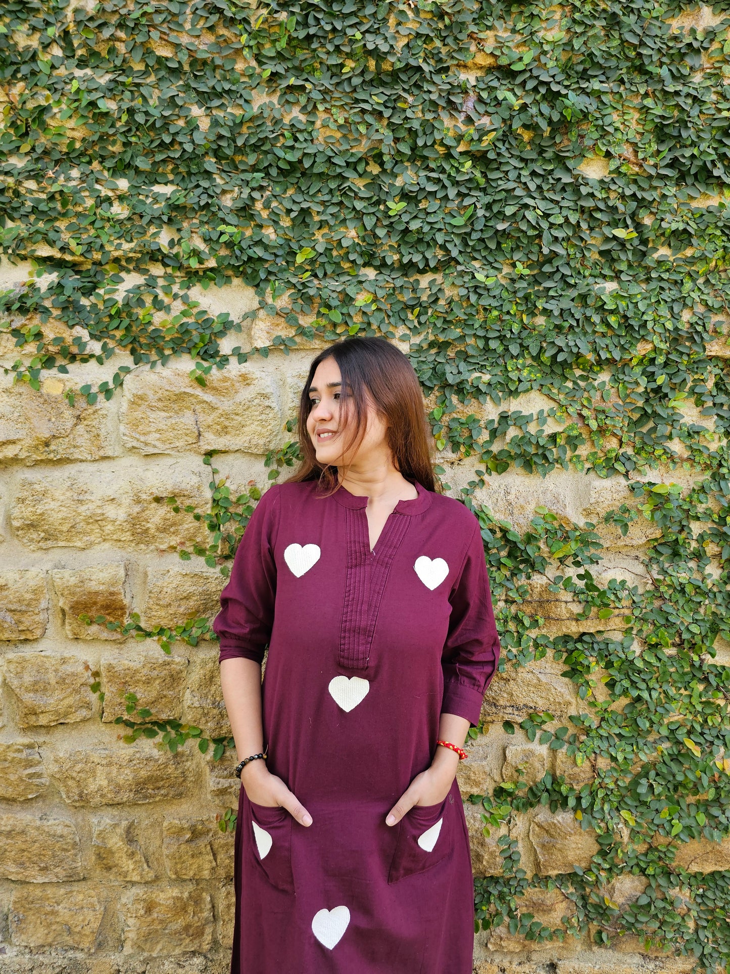 Jeenas heart pant kurta set