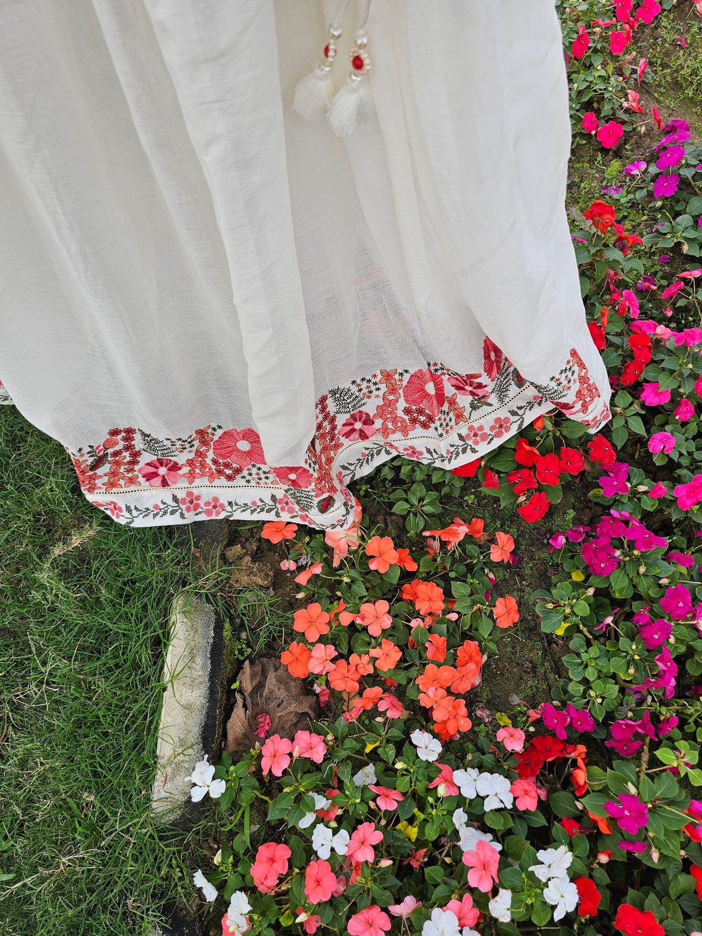Jeenas anarkali pure mal cotton suit