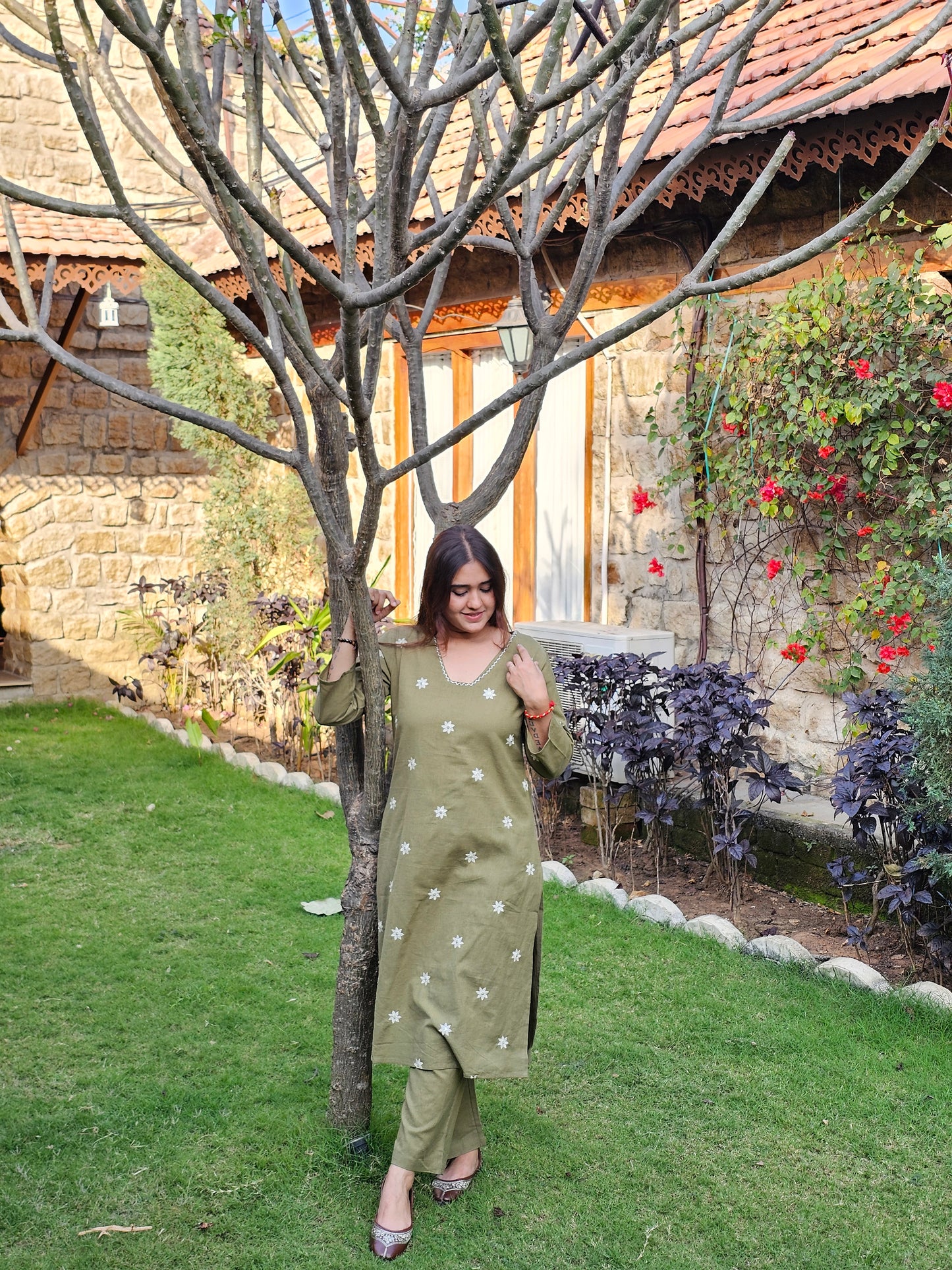 Jeenas pure cotton pant kurta