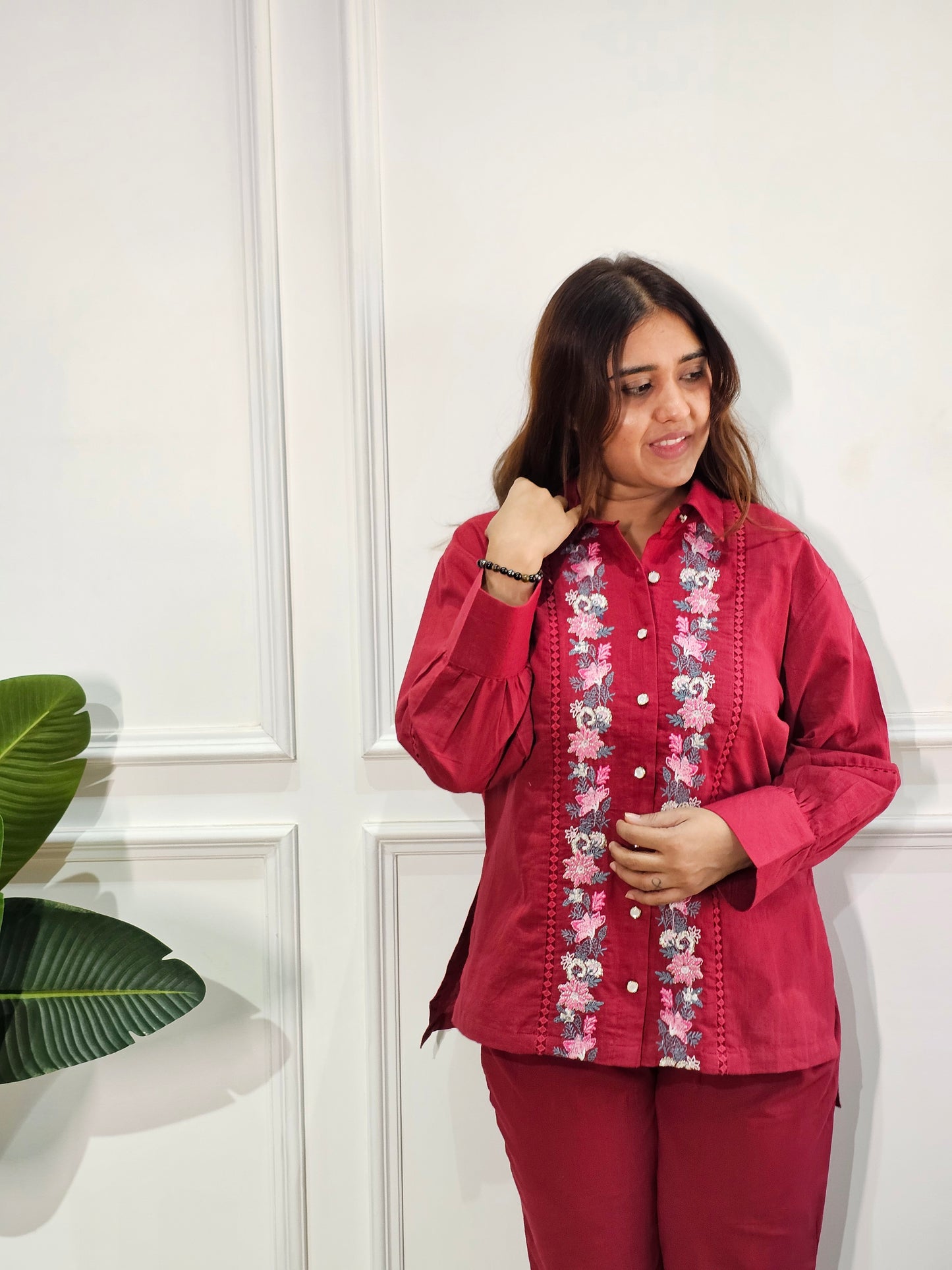 Jeenas marrun cotton corset