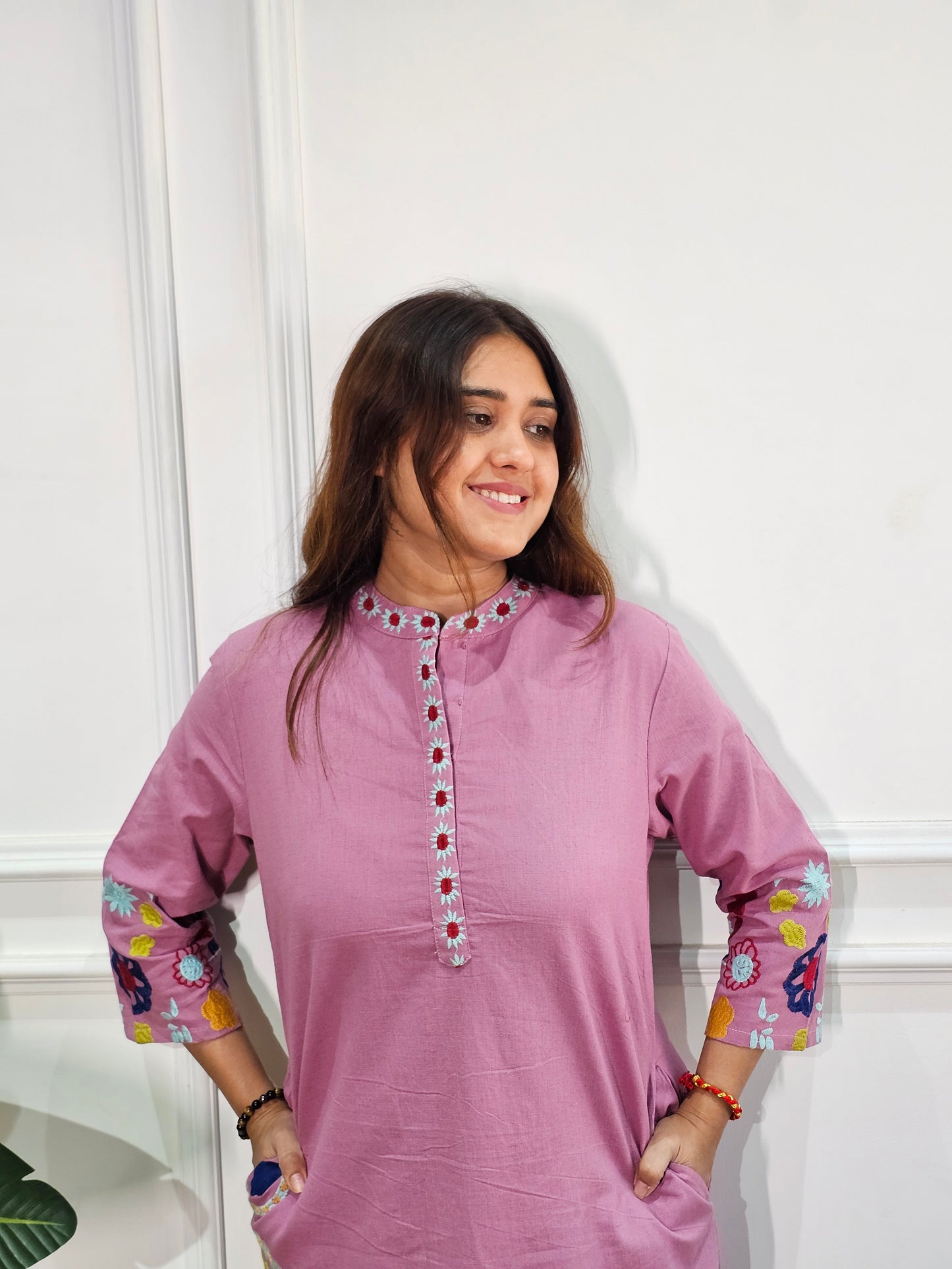Jeeenas floral cotton tunic