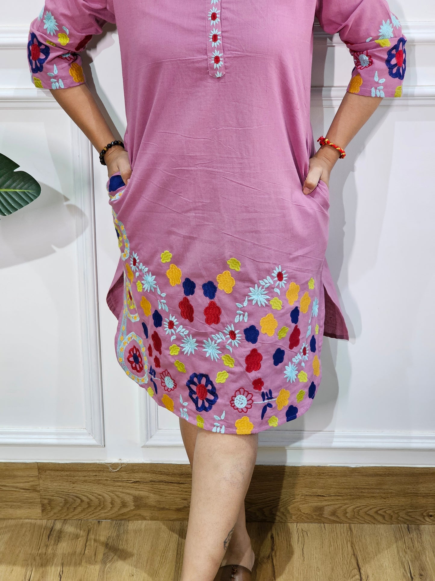 Jeeenas floral cotton tunic