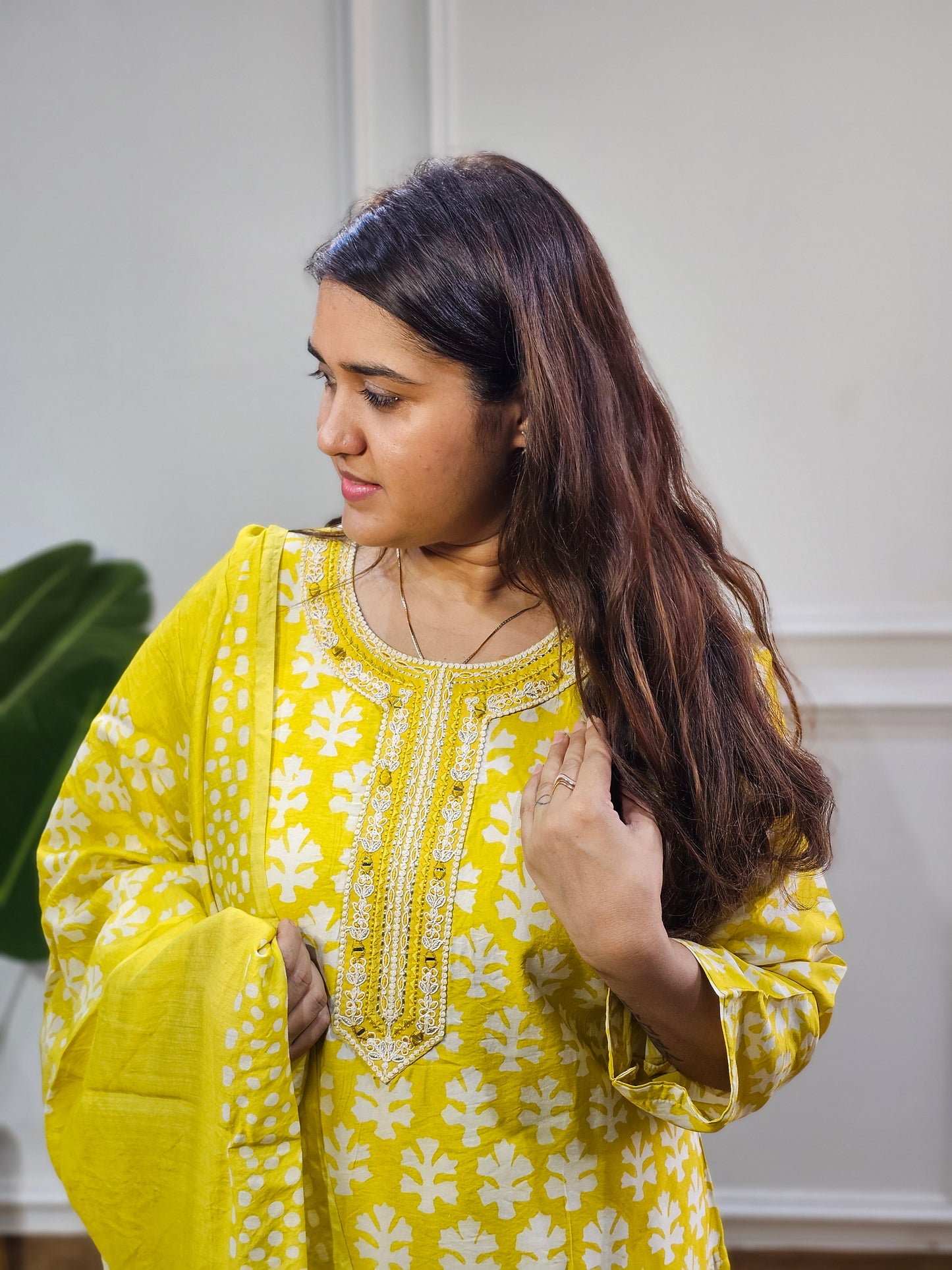 jeenas pure cotton muslin suit set