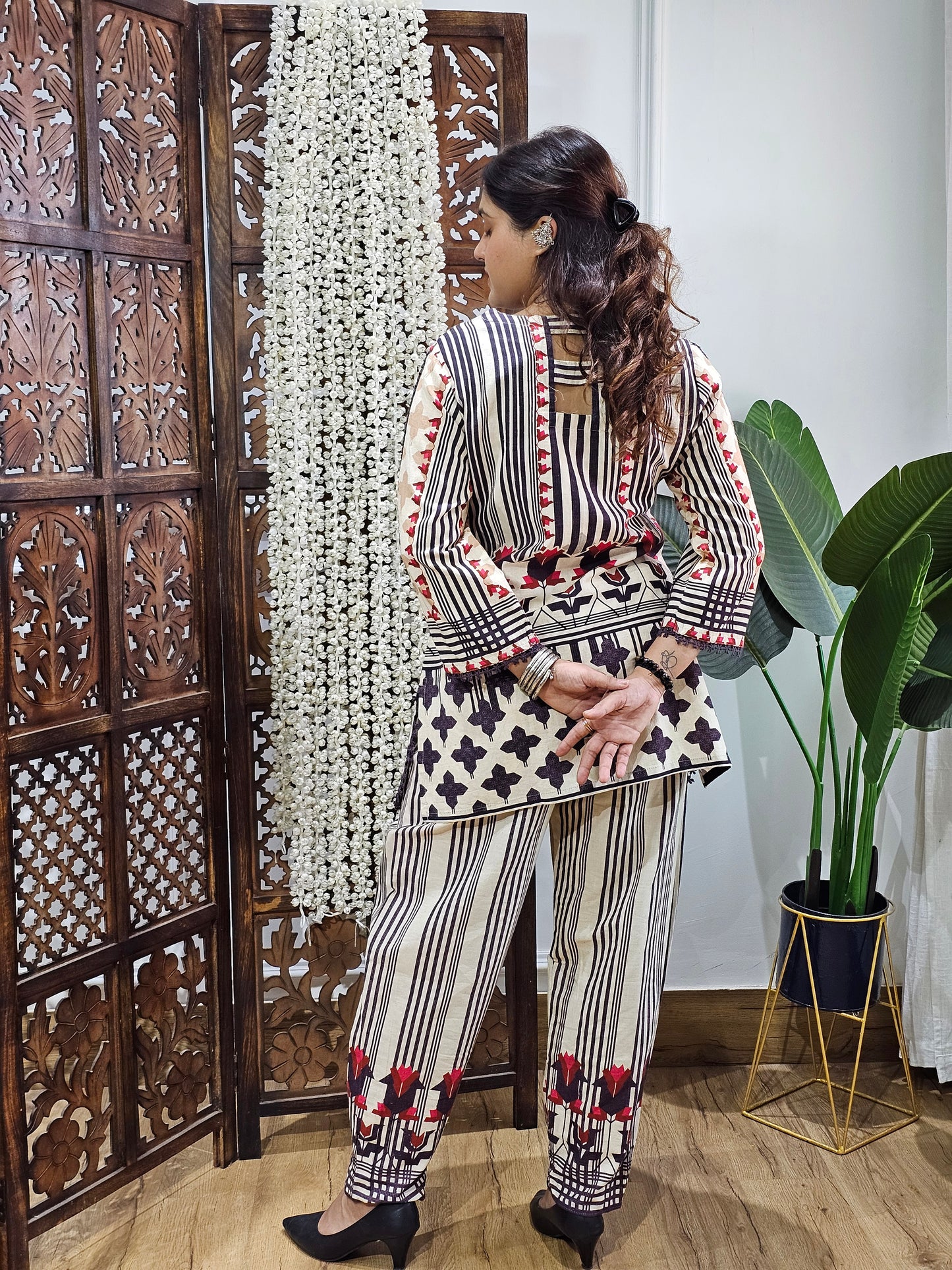 Jeenas pure cotton Printed cordset
