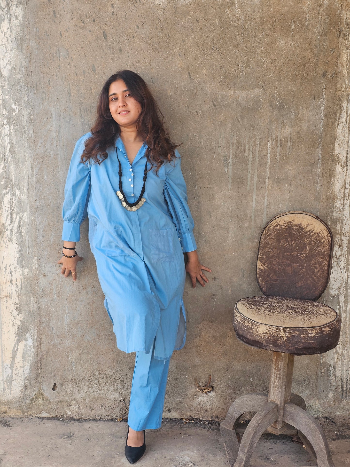 Jeenas pure cotton solid cordset