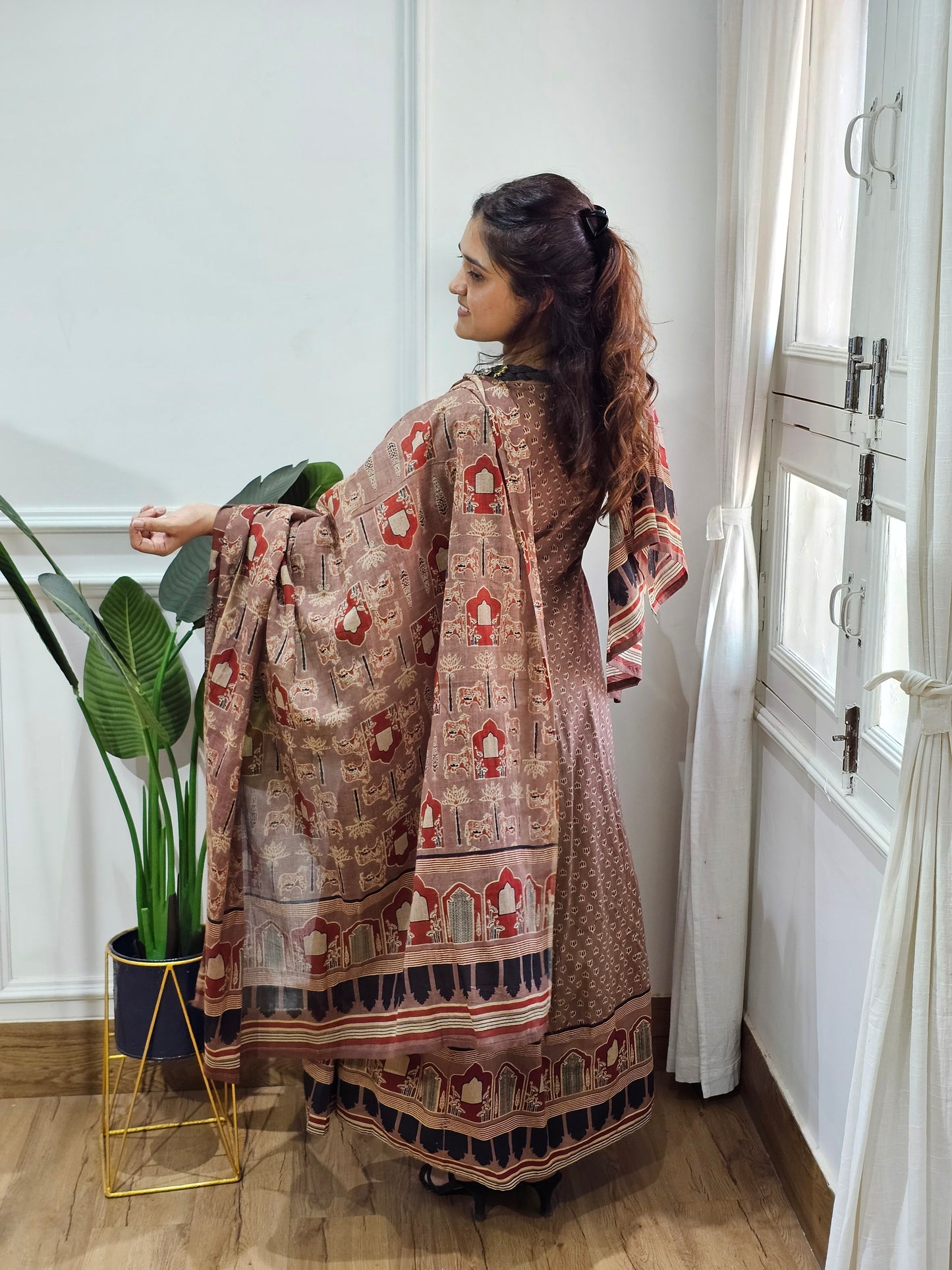 Jeenas vrajbhoom anarkali suit set