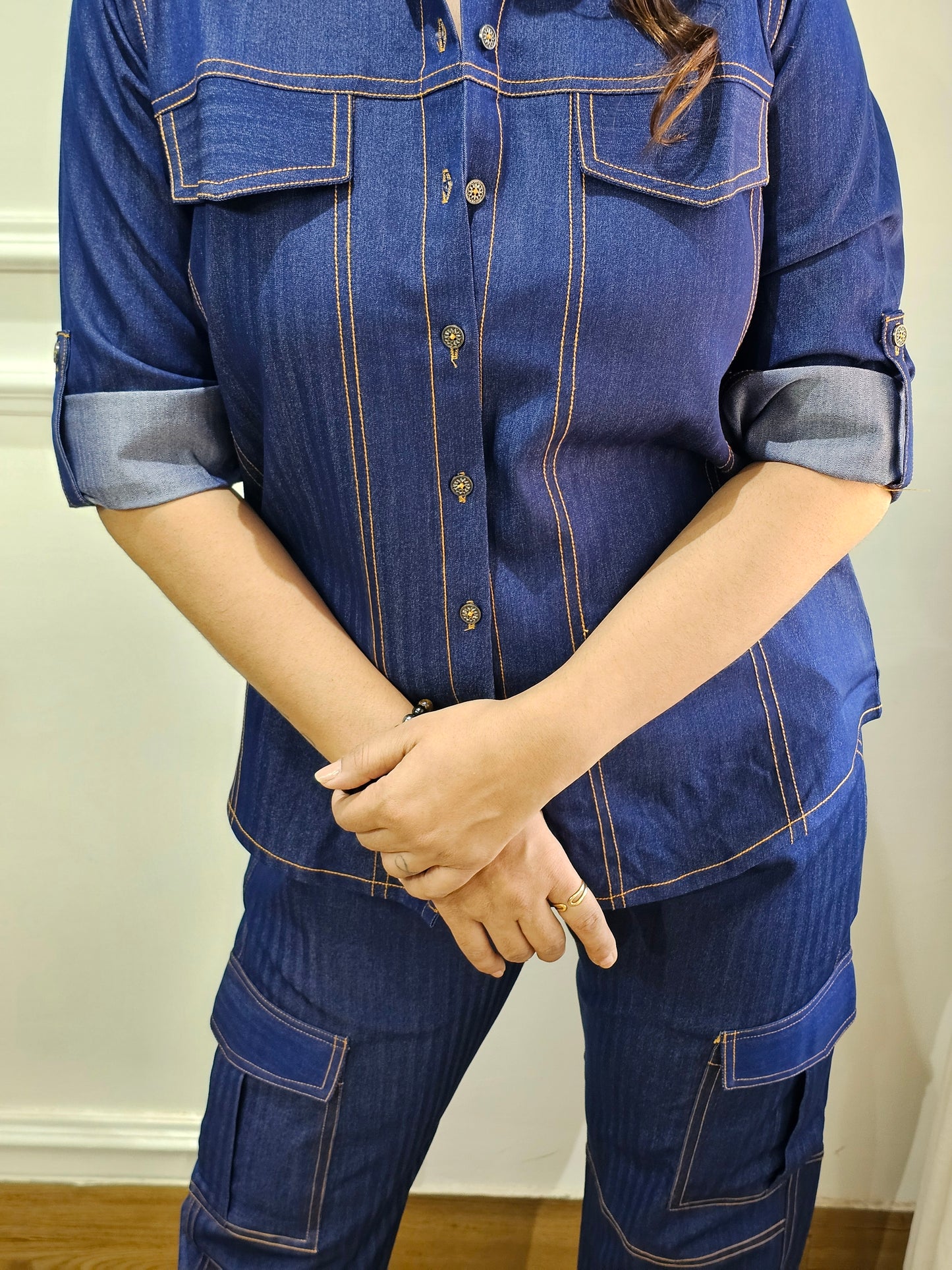 Jeenas denim cordset