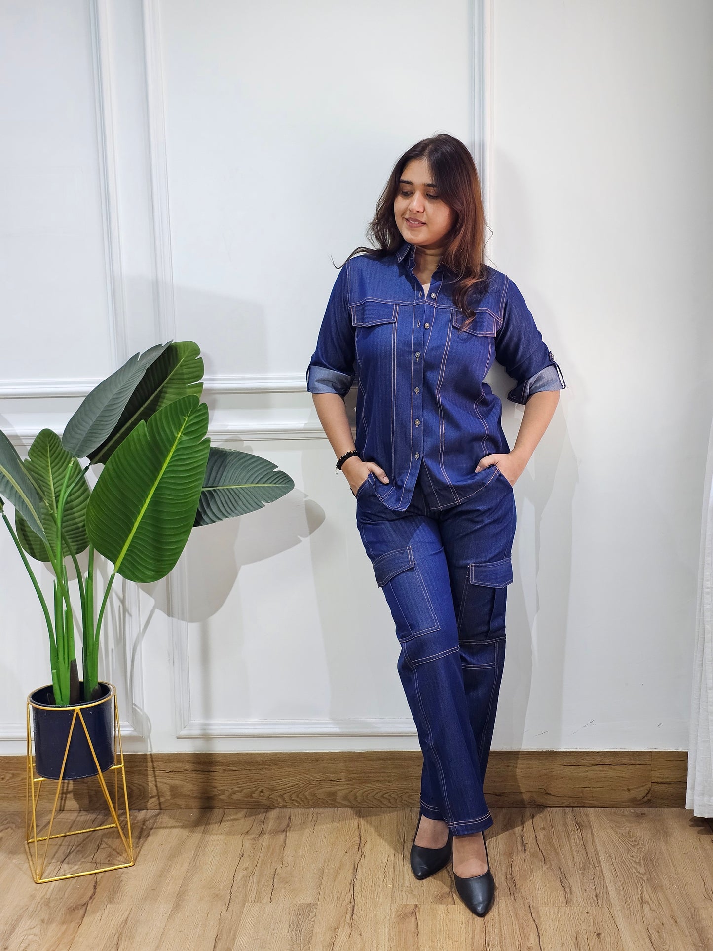 Jeenas denim cordset