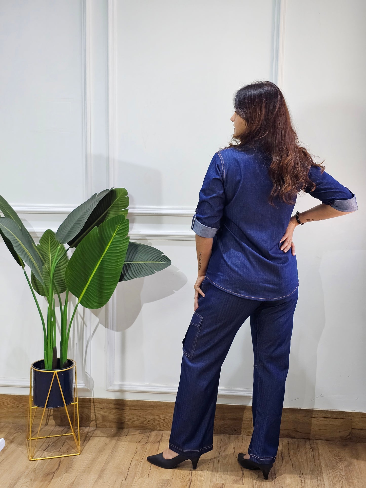 Jeenas denim cordset
