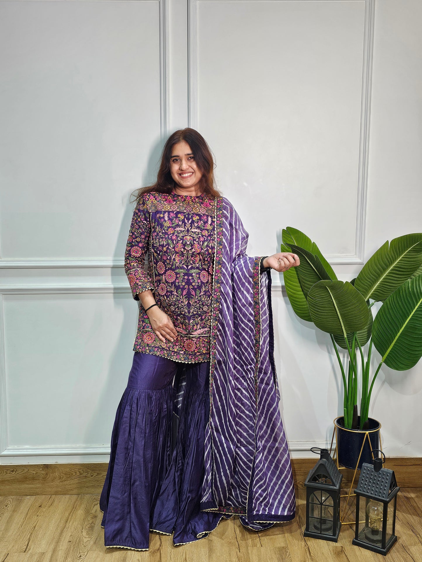 Jeenas pure mul chanderi indowestern