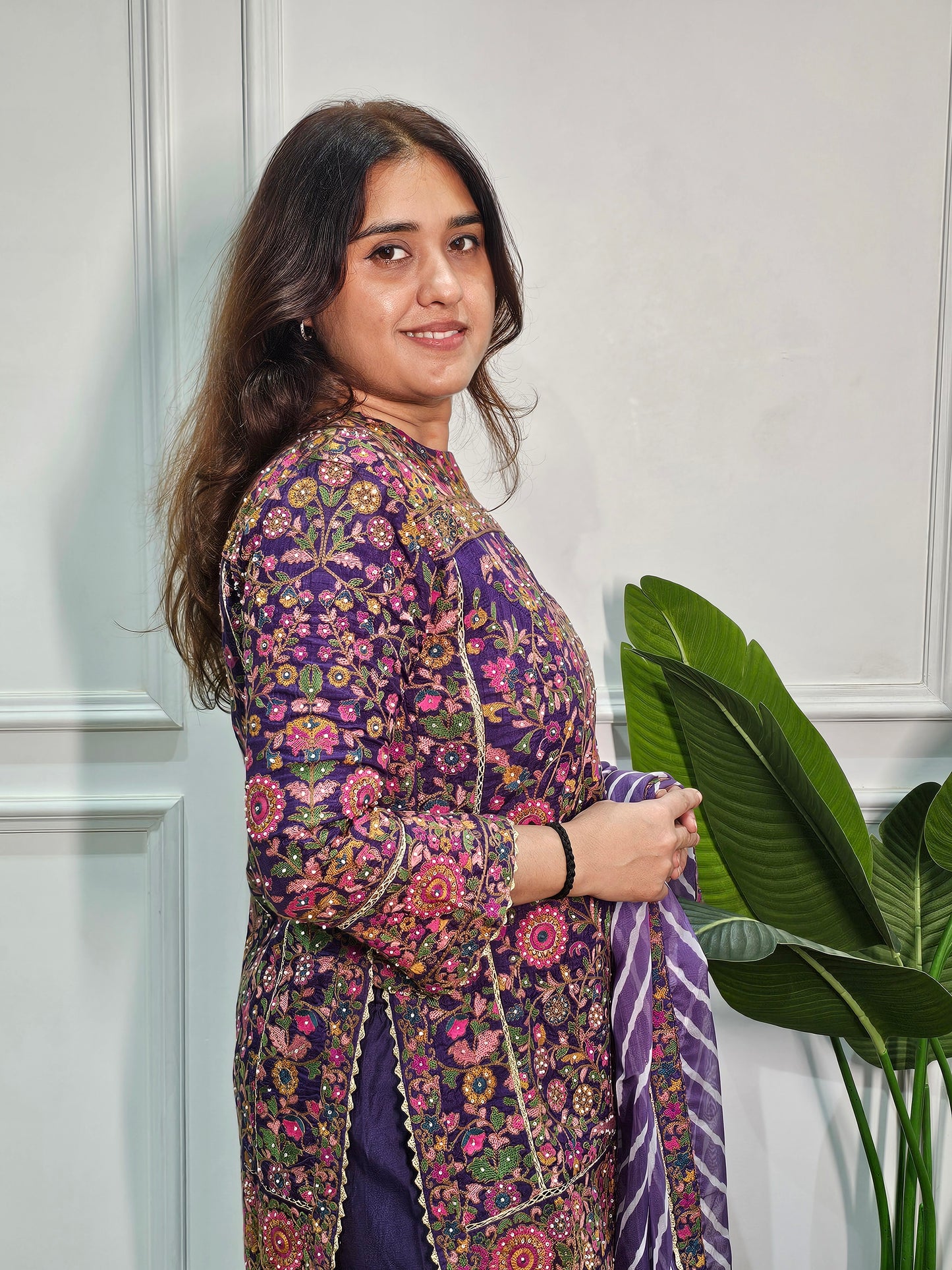 Jeenas pure mul chanderi indowestern