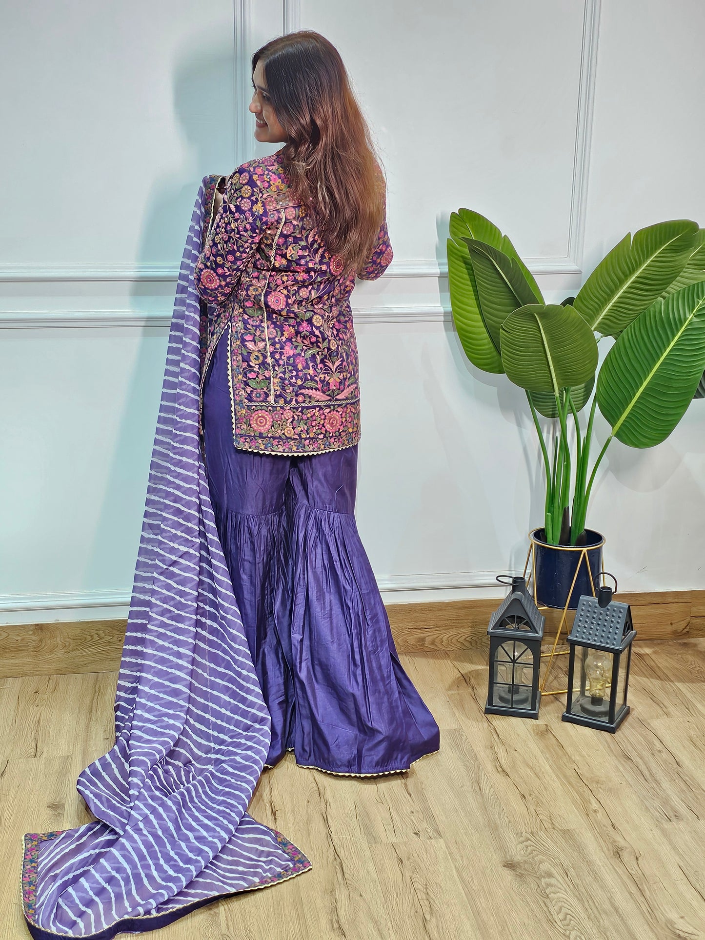 Jeenas pure mul chanderi indowestern