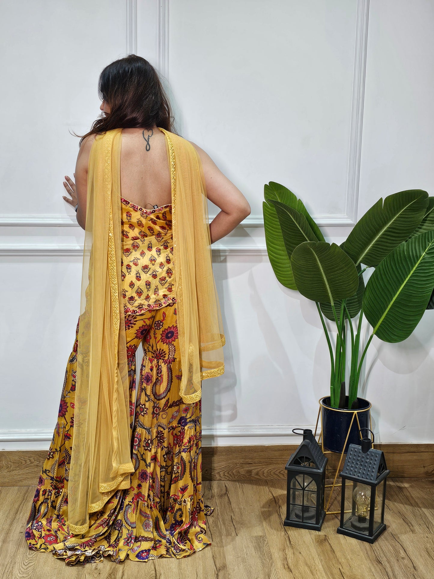 Jeenas pure mul chanderi indowestern