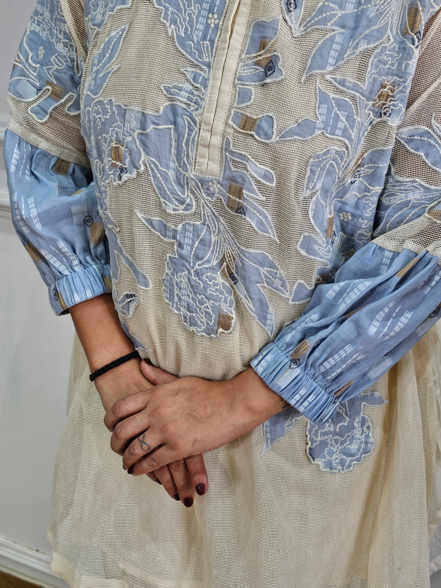 Jeenas pure mul chanderi Cord set