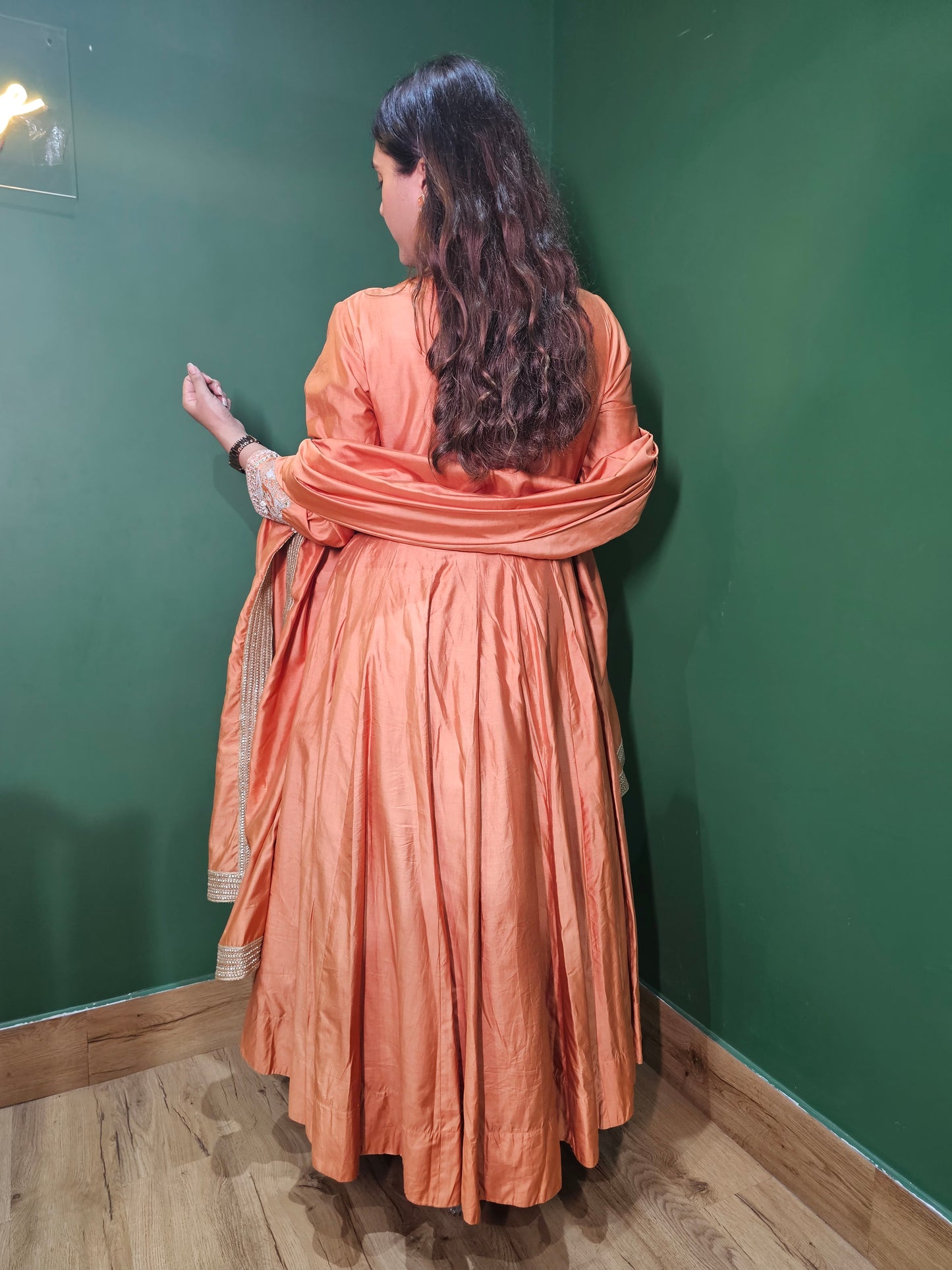 Jeenas anarkali premium suit