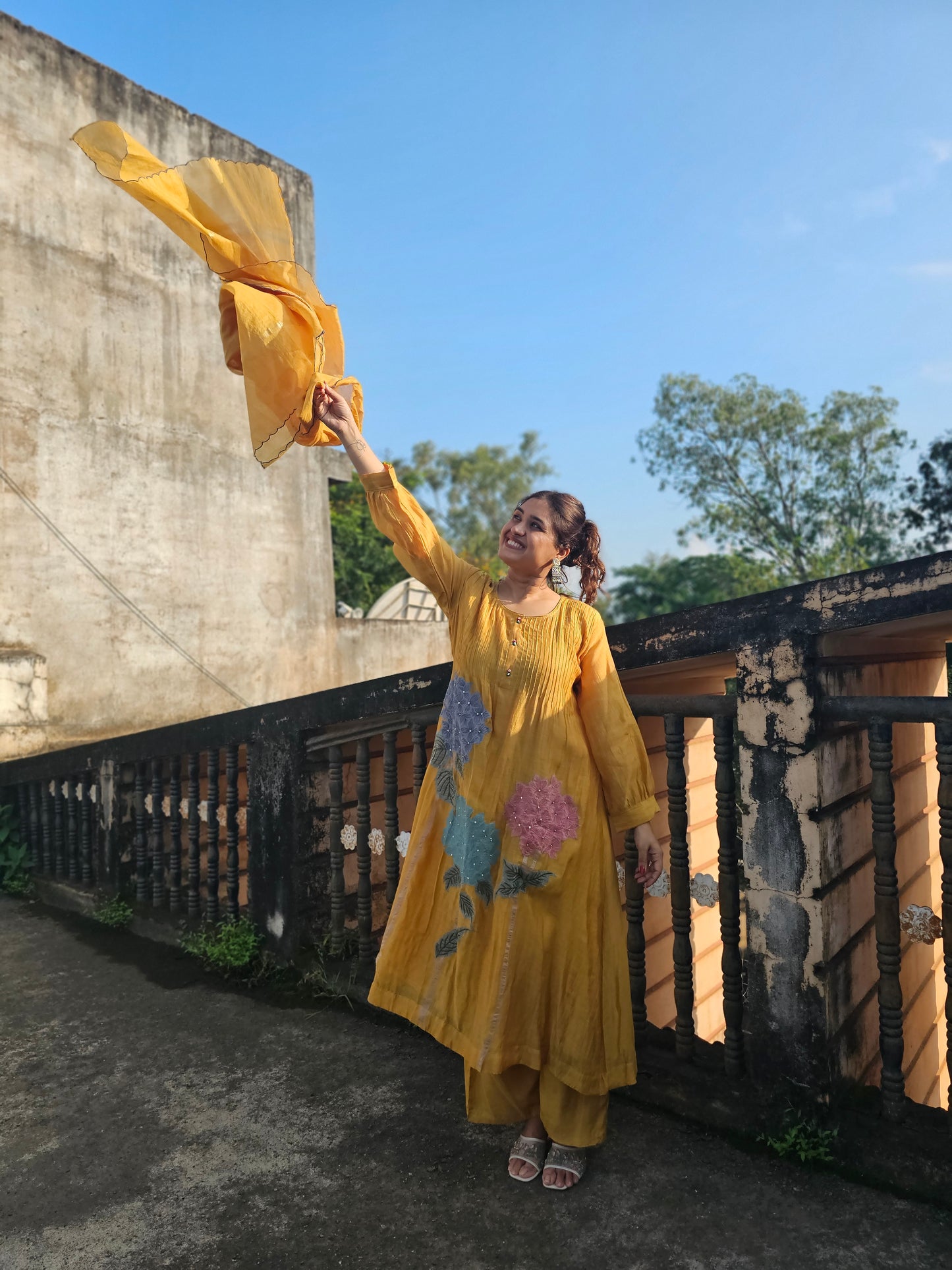 jeena's mul chanderi suit set