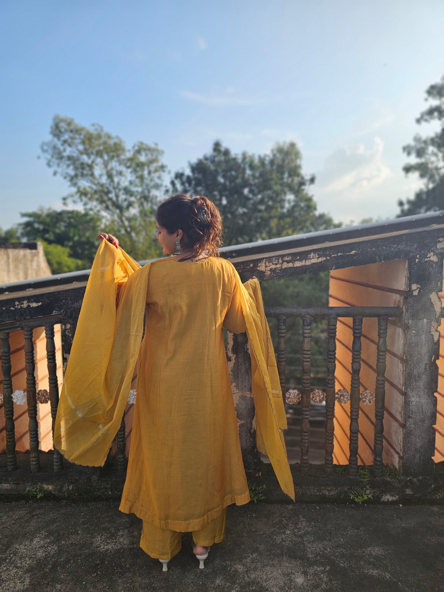 jeena's mul chanderi suit set