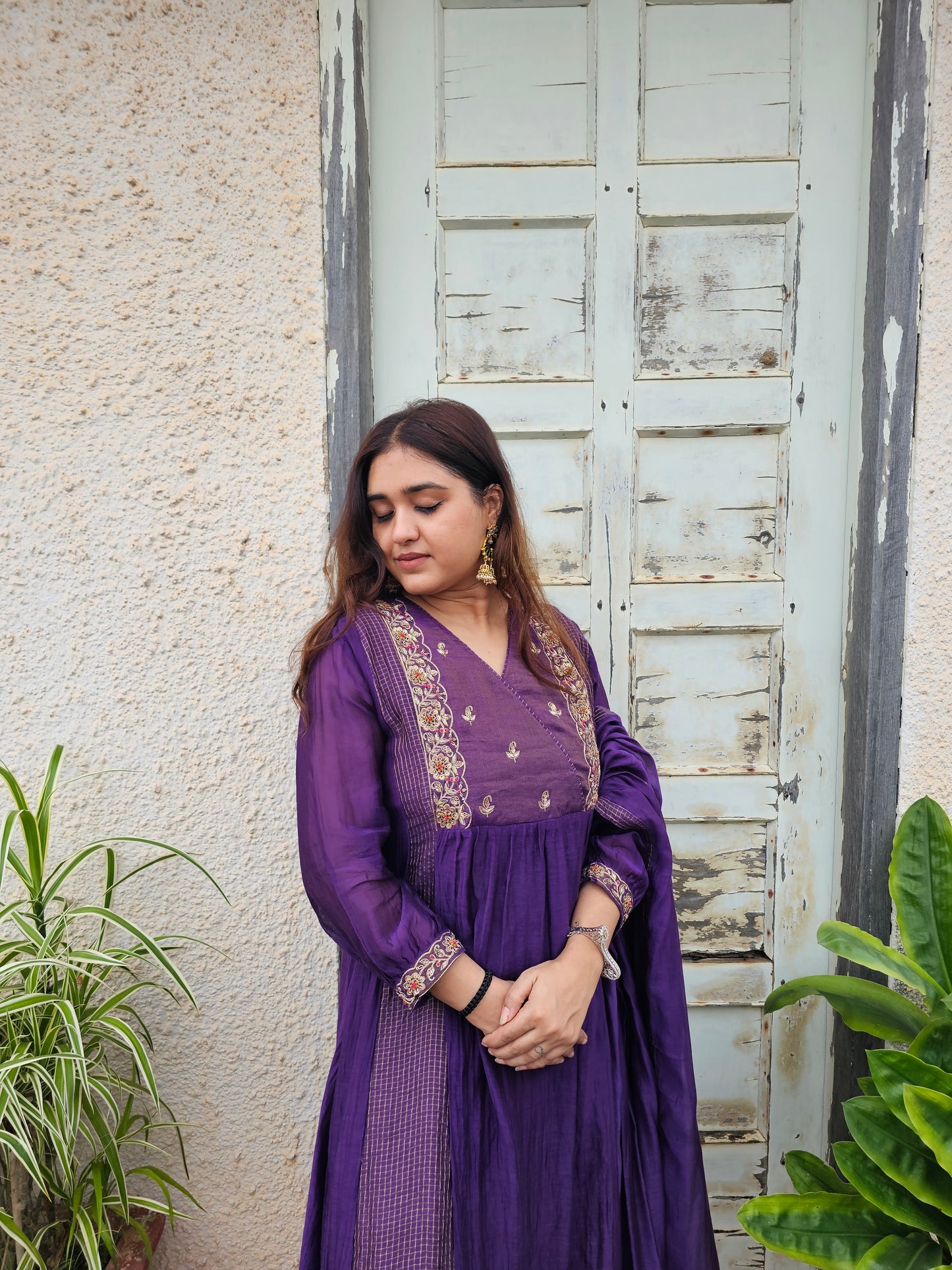 jeena's mul chanderi suit set