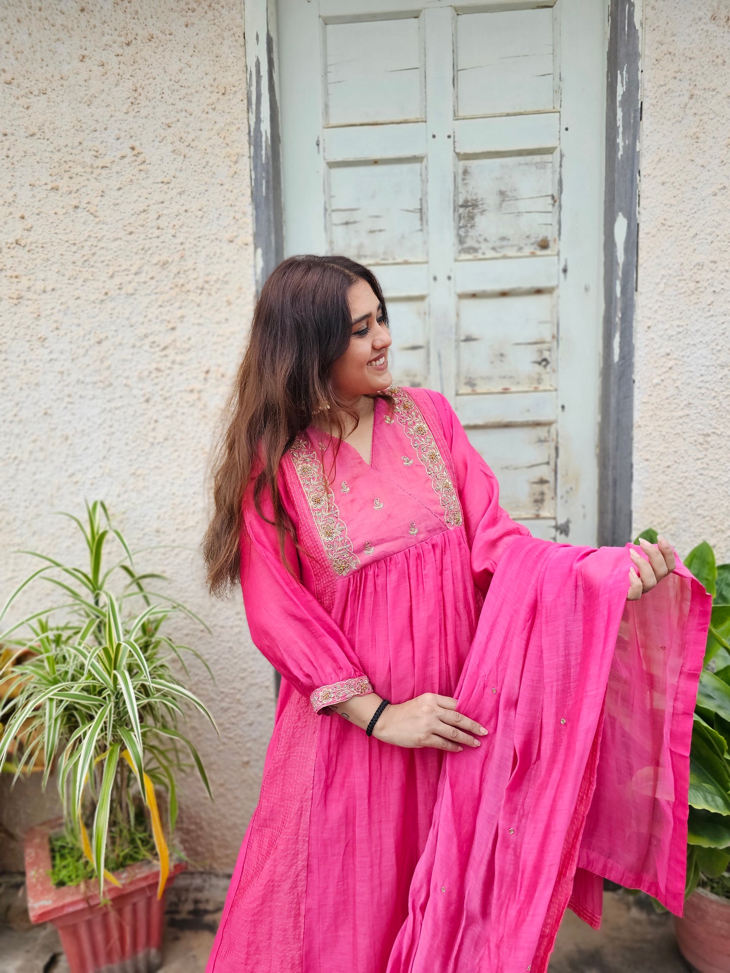 jeena's mul chanderi suit set