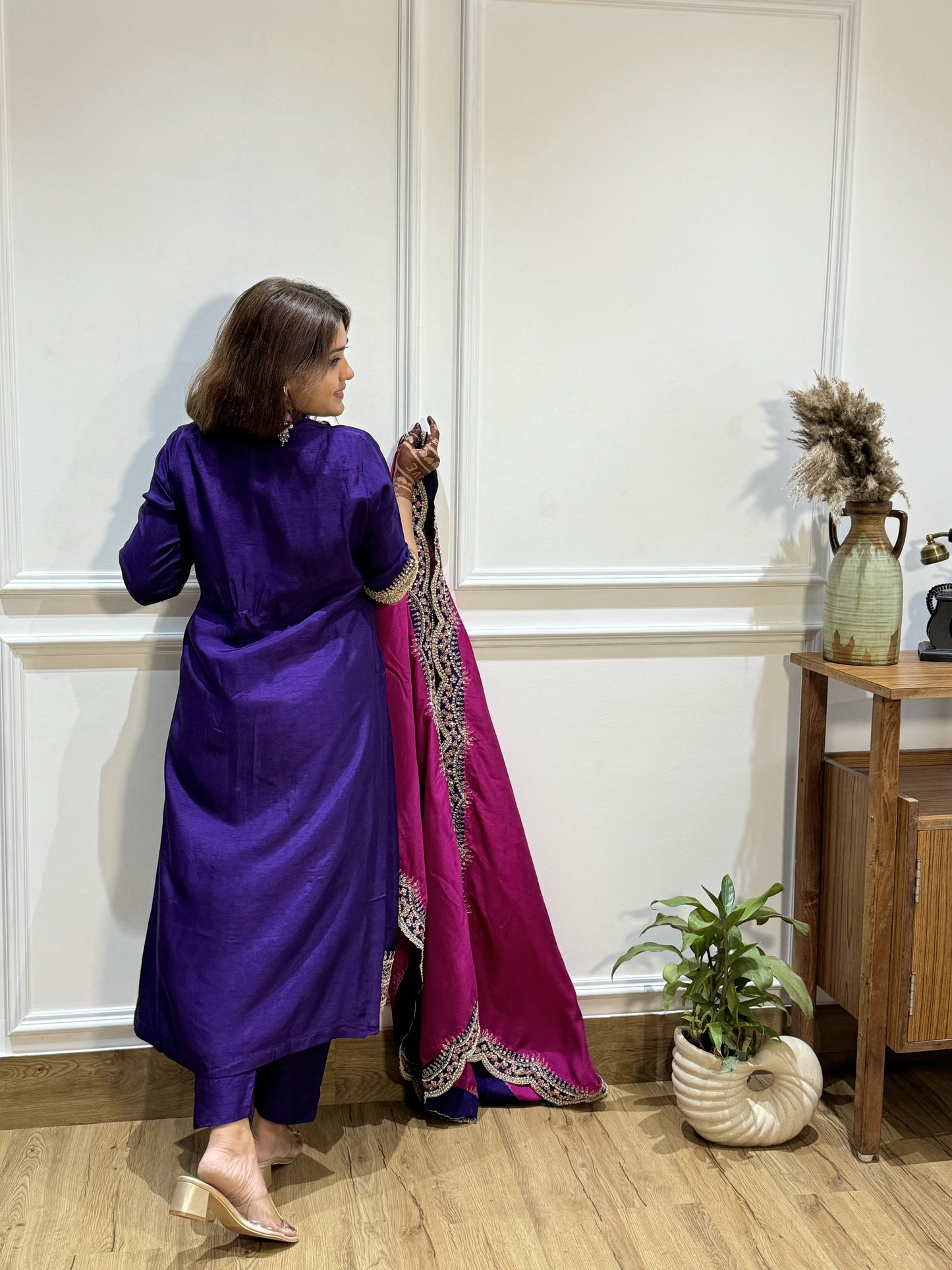 Jeena's Pure silk kurta and pant