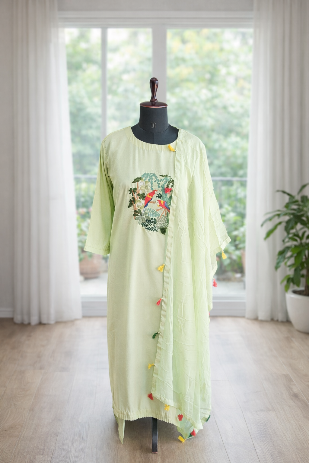jeenas dupatta set