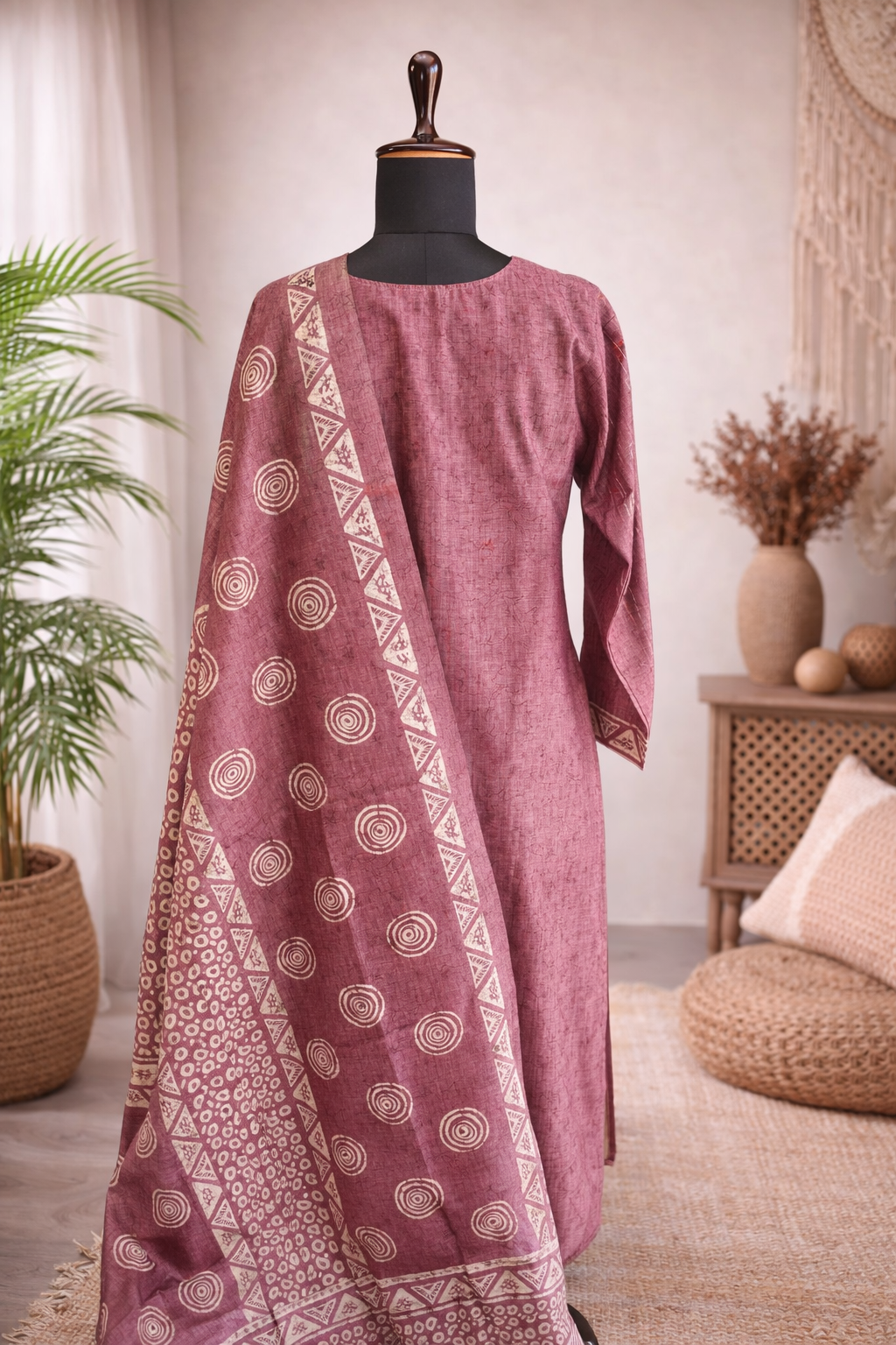 jeenas dupatta set