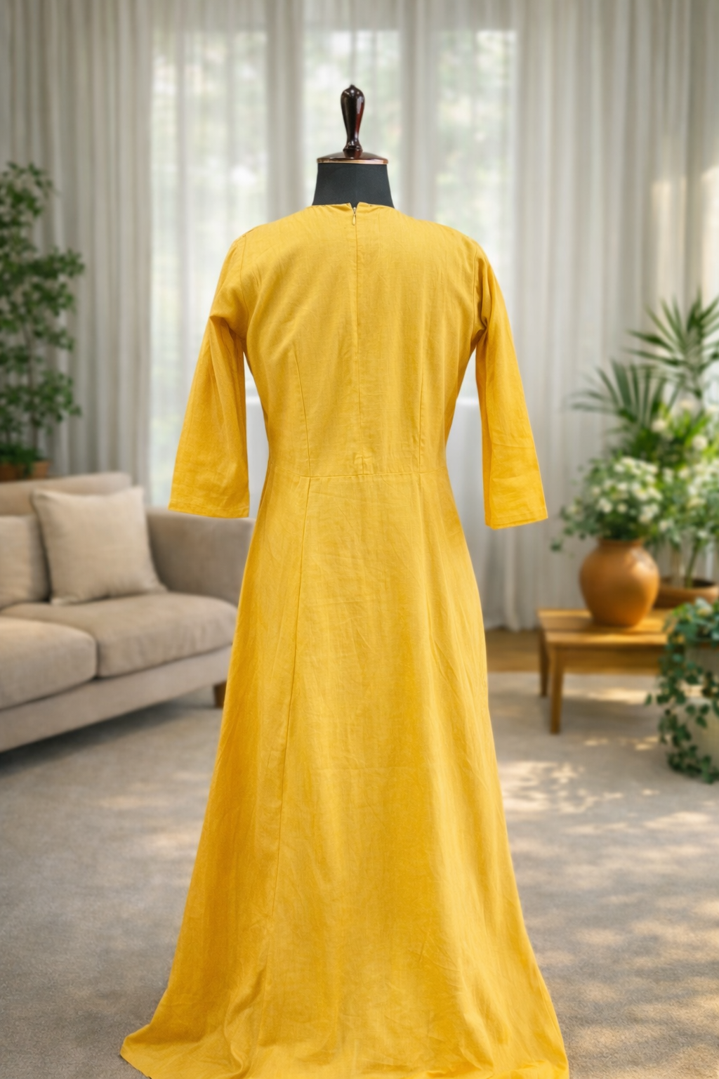 jeenas yellow kurta