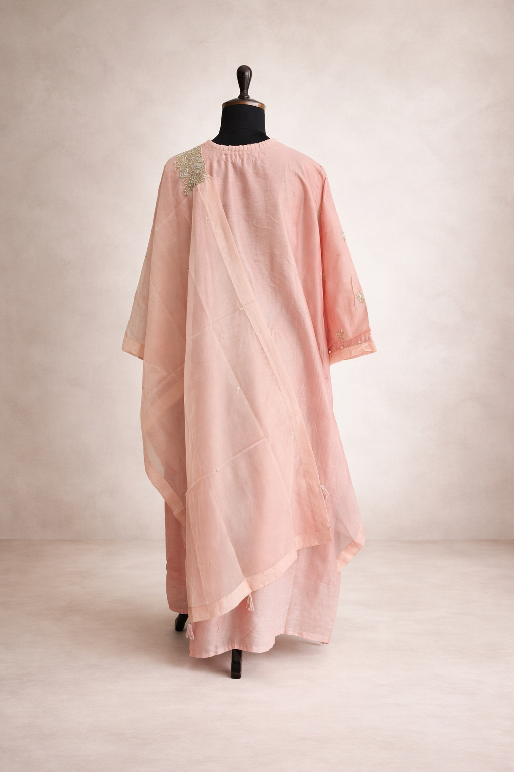 jeenas pink kurta Set