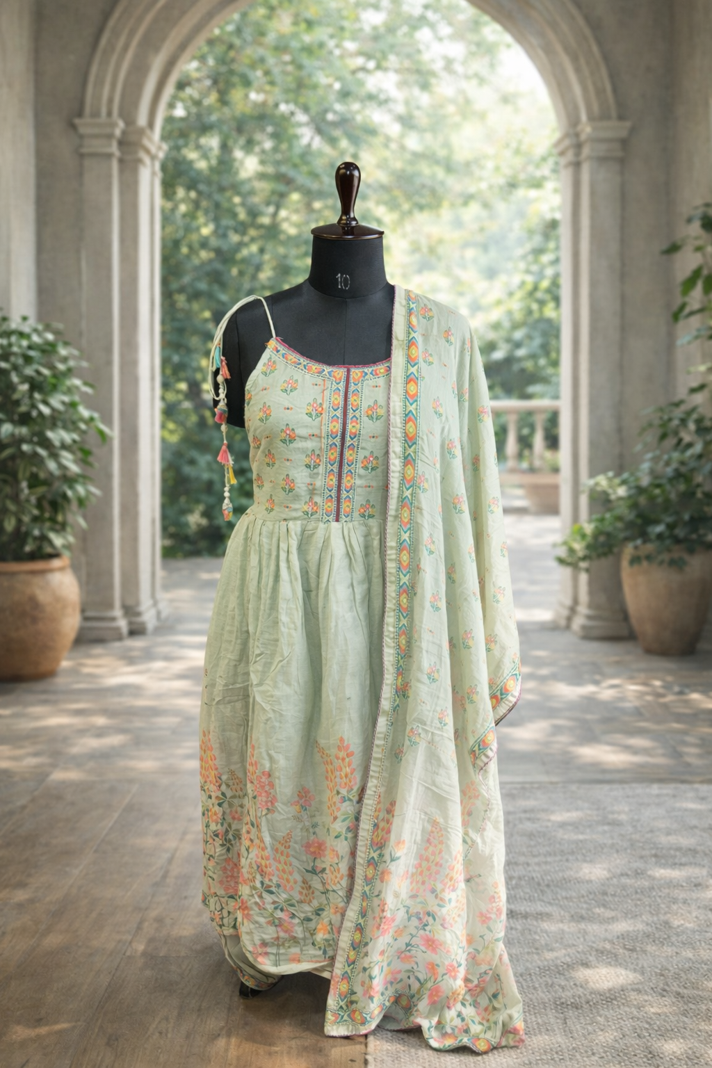 jeenas dupatta set