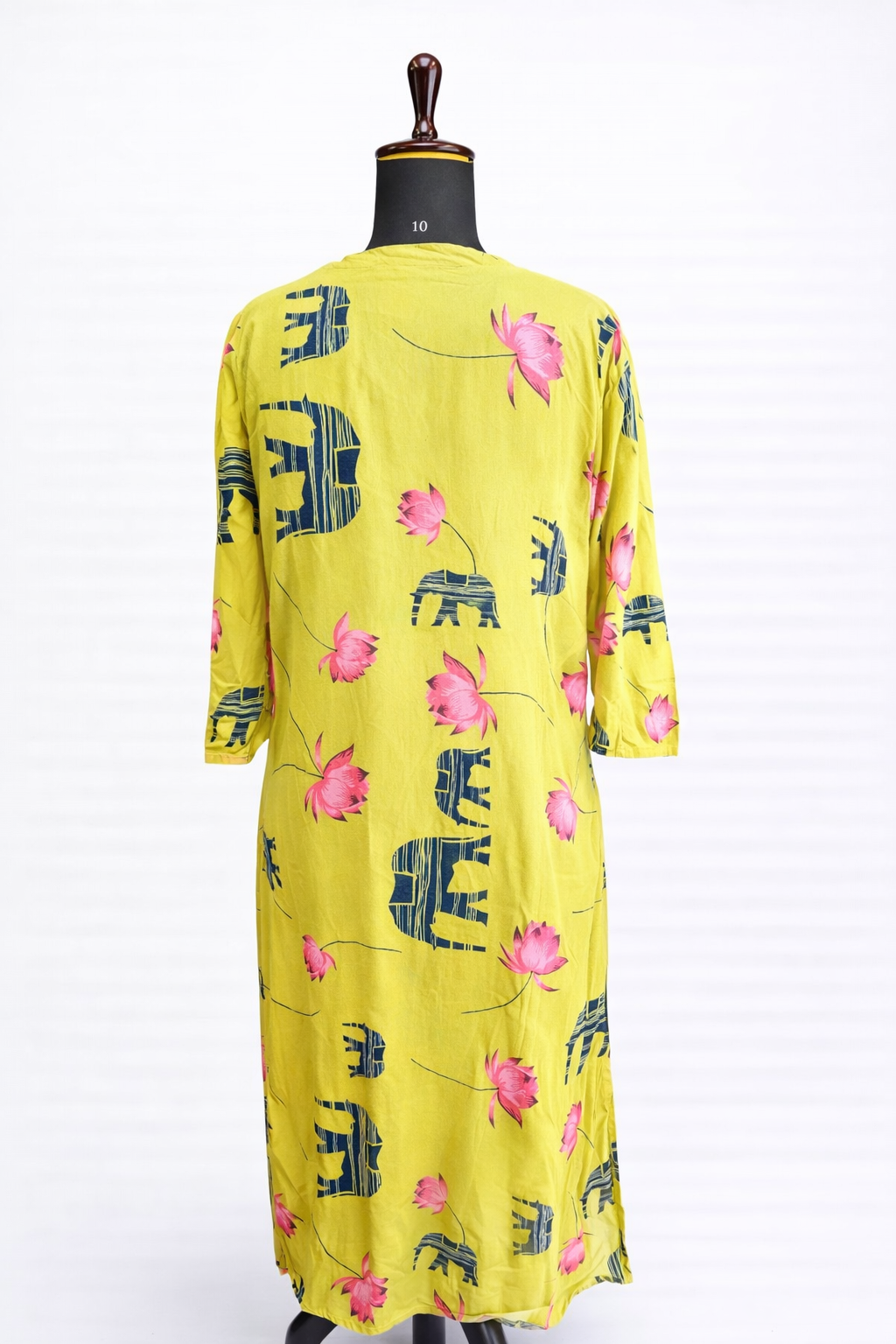 jeenas yellow floral kurta