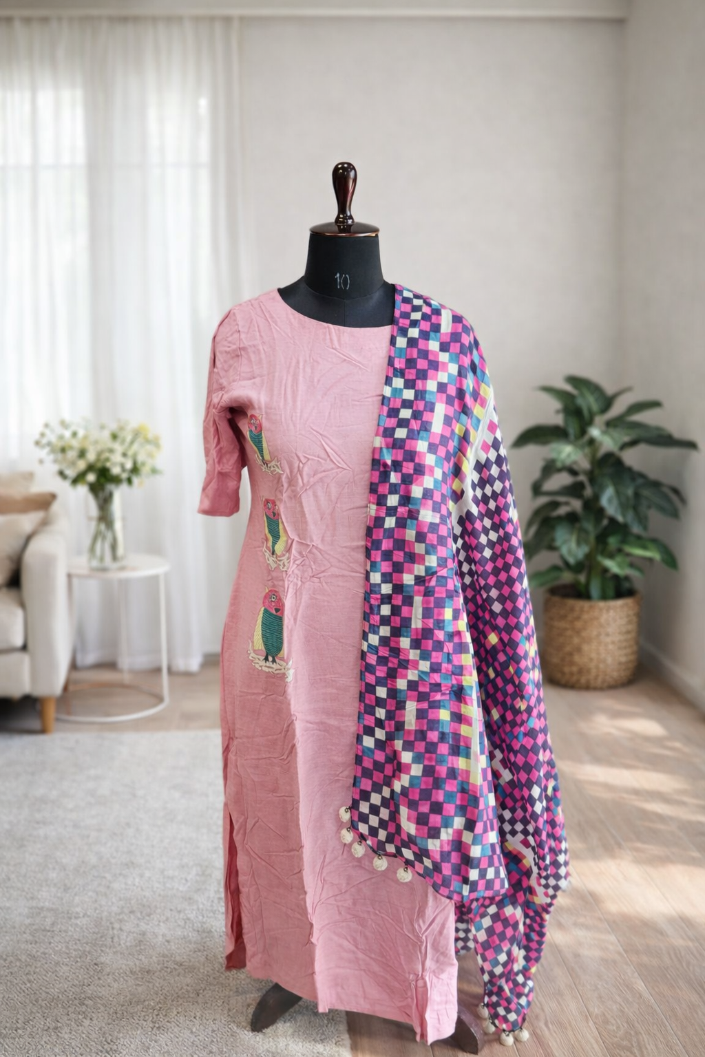 jeenas dupatta set