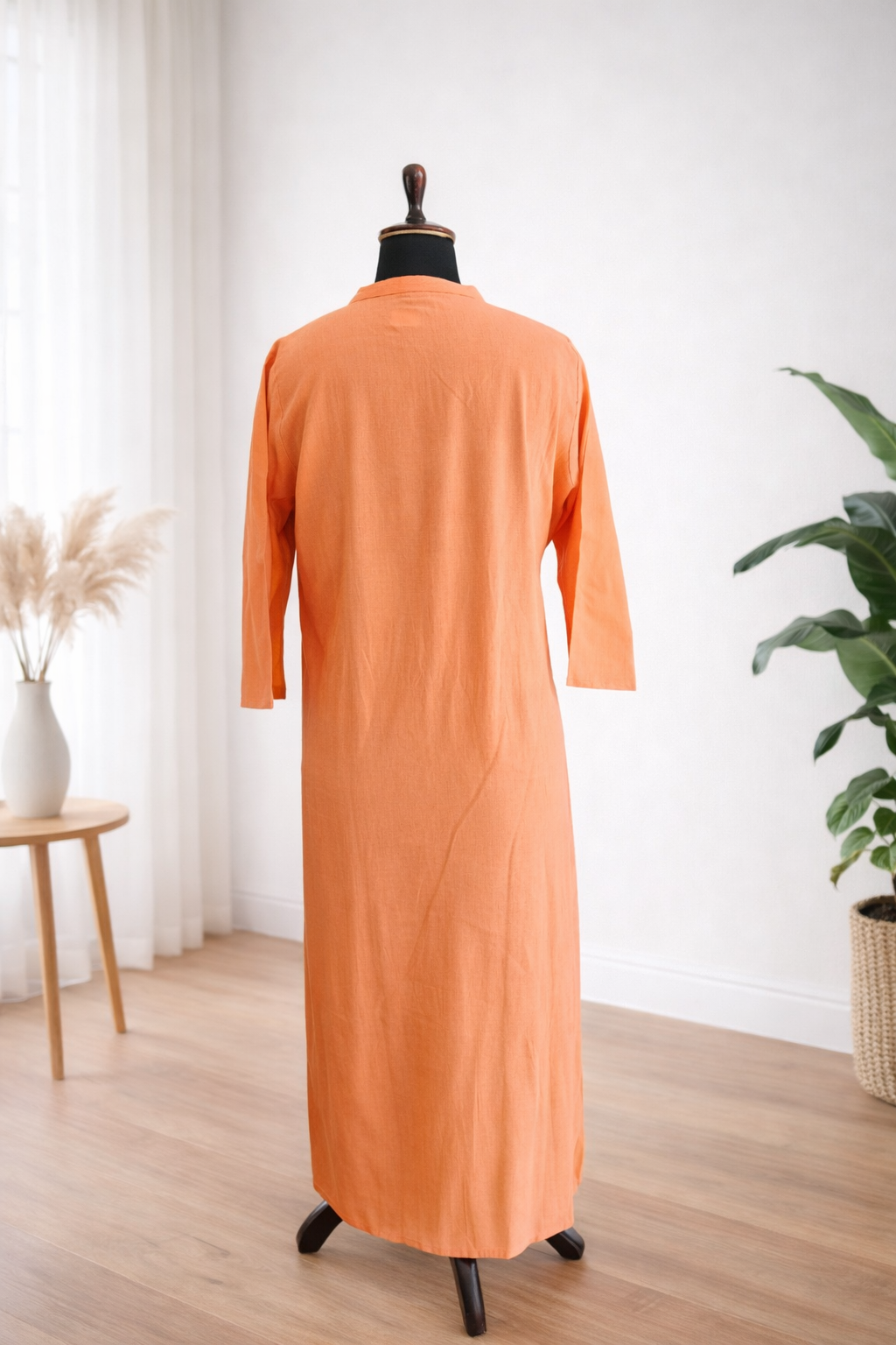 jeenas orrange kurta